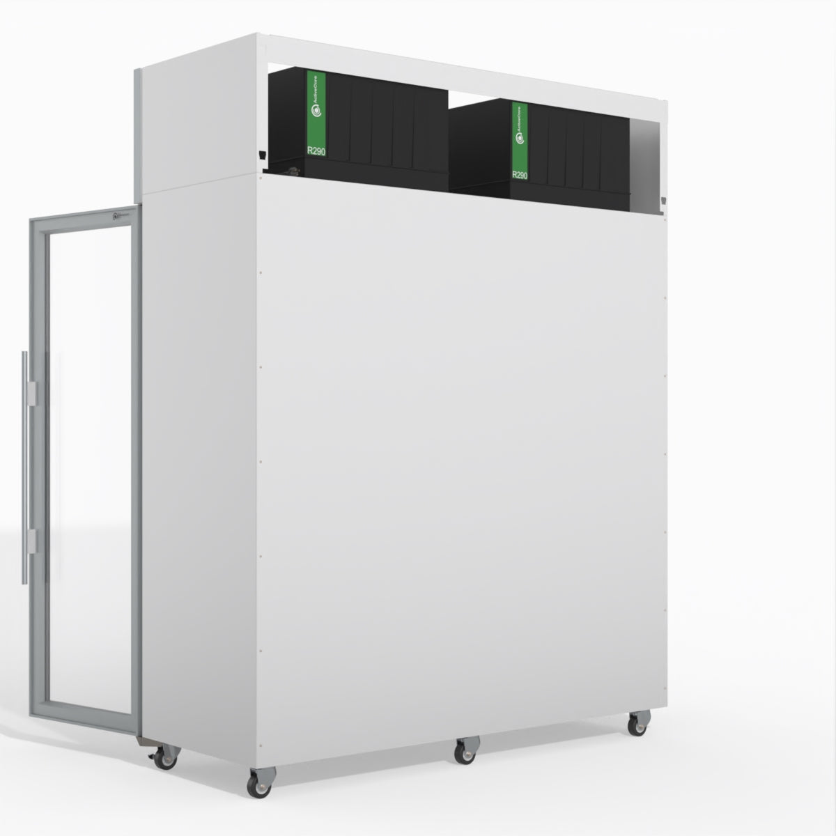 Skope TMF1500N-A 3 Glass Door Display or Storage Freezer Lit Sign 1396L - White - TMF1500N-A