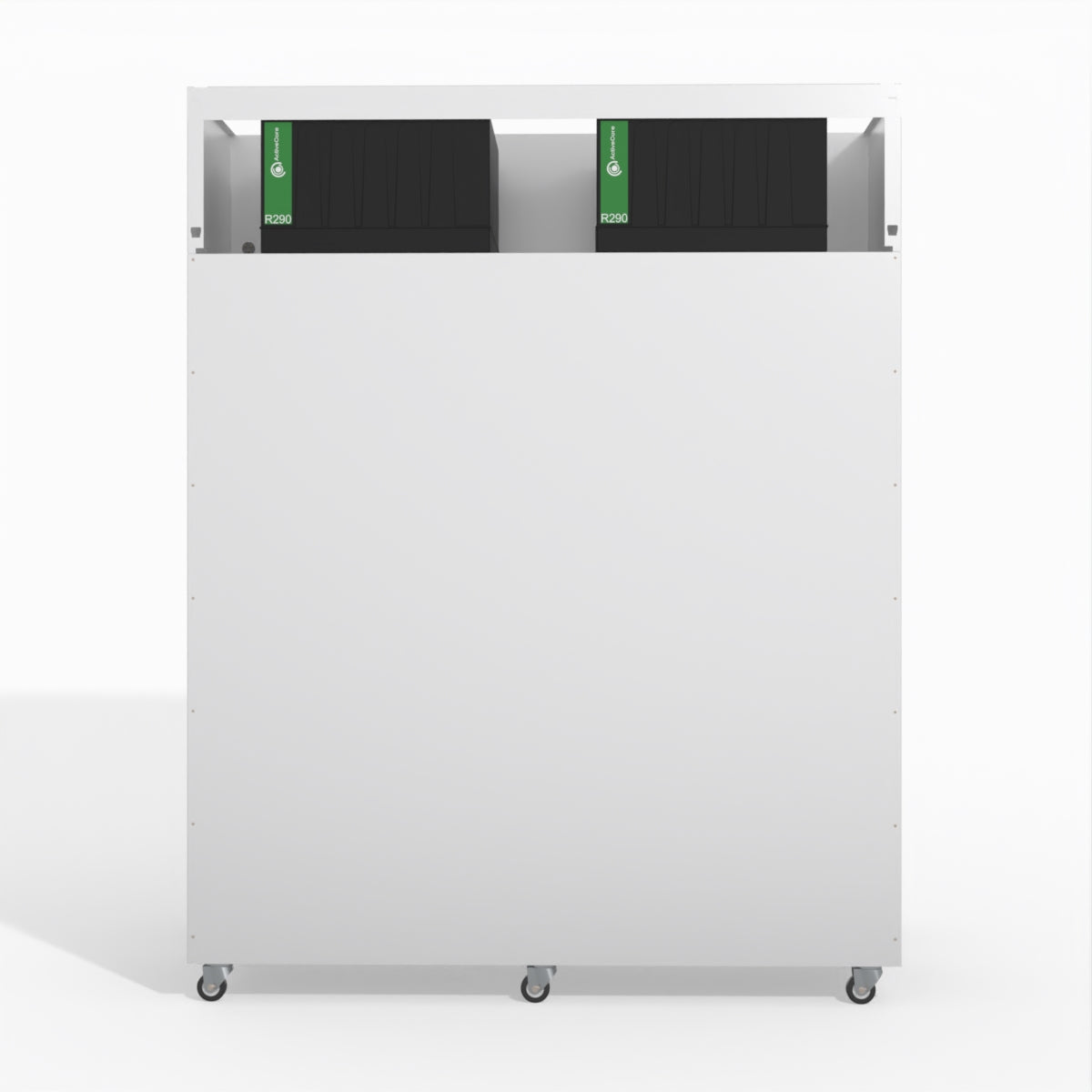 Skope TMF1500N-A 3 Glass Door Display or Storage Freezer Lit Sign 1396L - White - TMF1500N-A