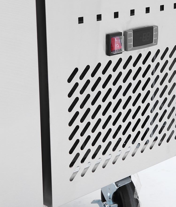 Atosa Double Door Pizza Prep Table Refrigerator MPF8202