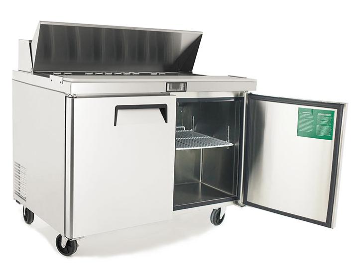 Atosa Double Door Sandwich Prep Table Refrigerator MSF8302