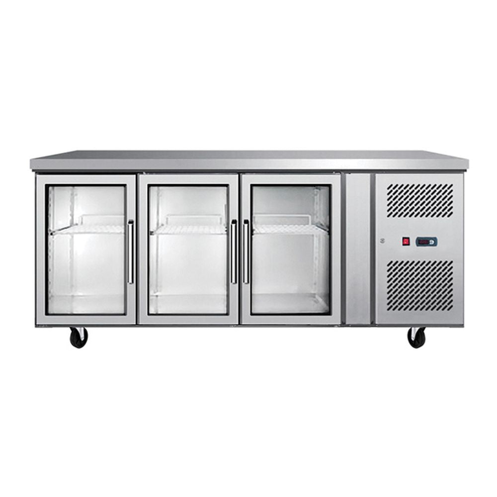 Atosa Glass Three Door Cooling Table EPF3731