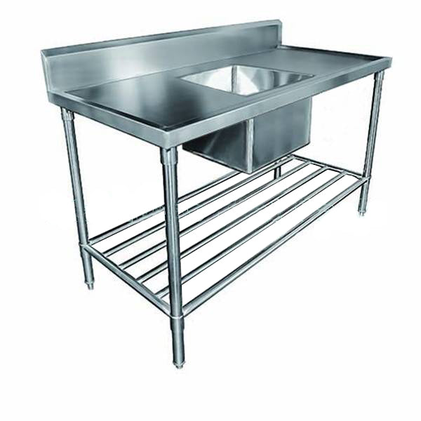 Mixrite Sink Bench with Splashback 2400 x 600 x 900 mm SS1624C