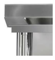 Mixrite Stainless Steel Dishwasher Single Inlet Left Sink - 700mmD WSS17120L