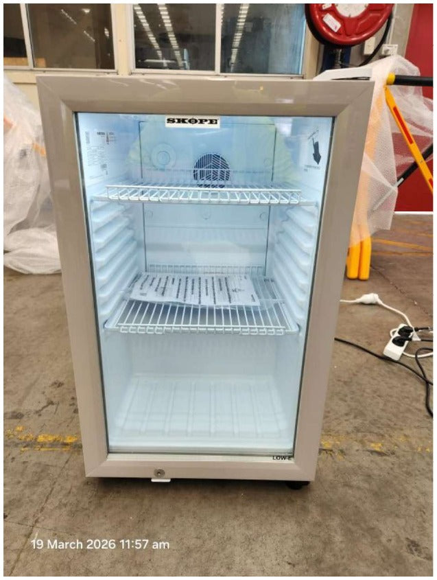 CLEARANCE - Skope HB85 1 Glass Door Compact Display Fridge - HB85-HA251116384