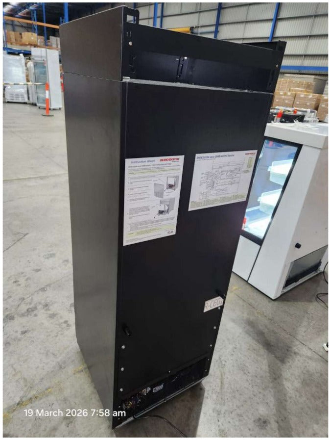 CLEARANCE - BME300N-AC 1 Glass Door Display Fridge, Lit Sign - BME300N-AC-QA250710819
