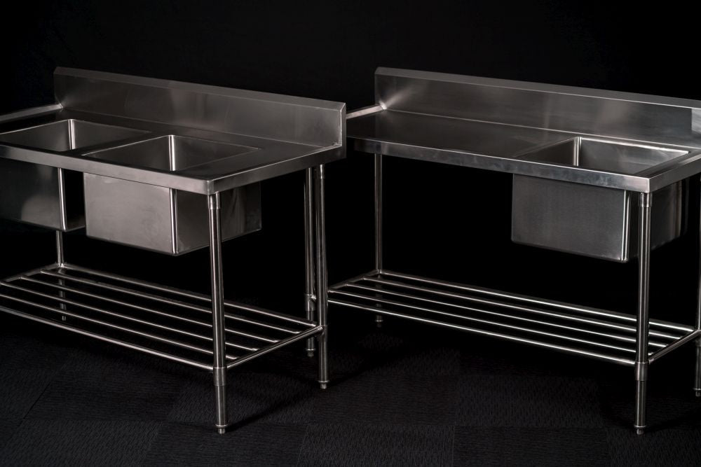 Mixrite Stainless Steel Dishwasher Single Inlet Left Sink - 700mmD WSS17120L