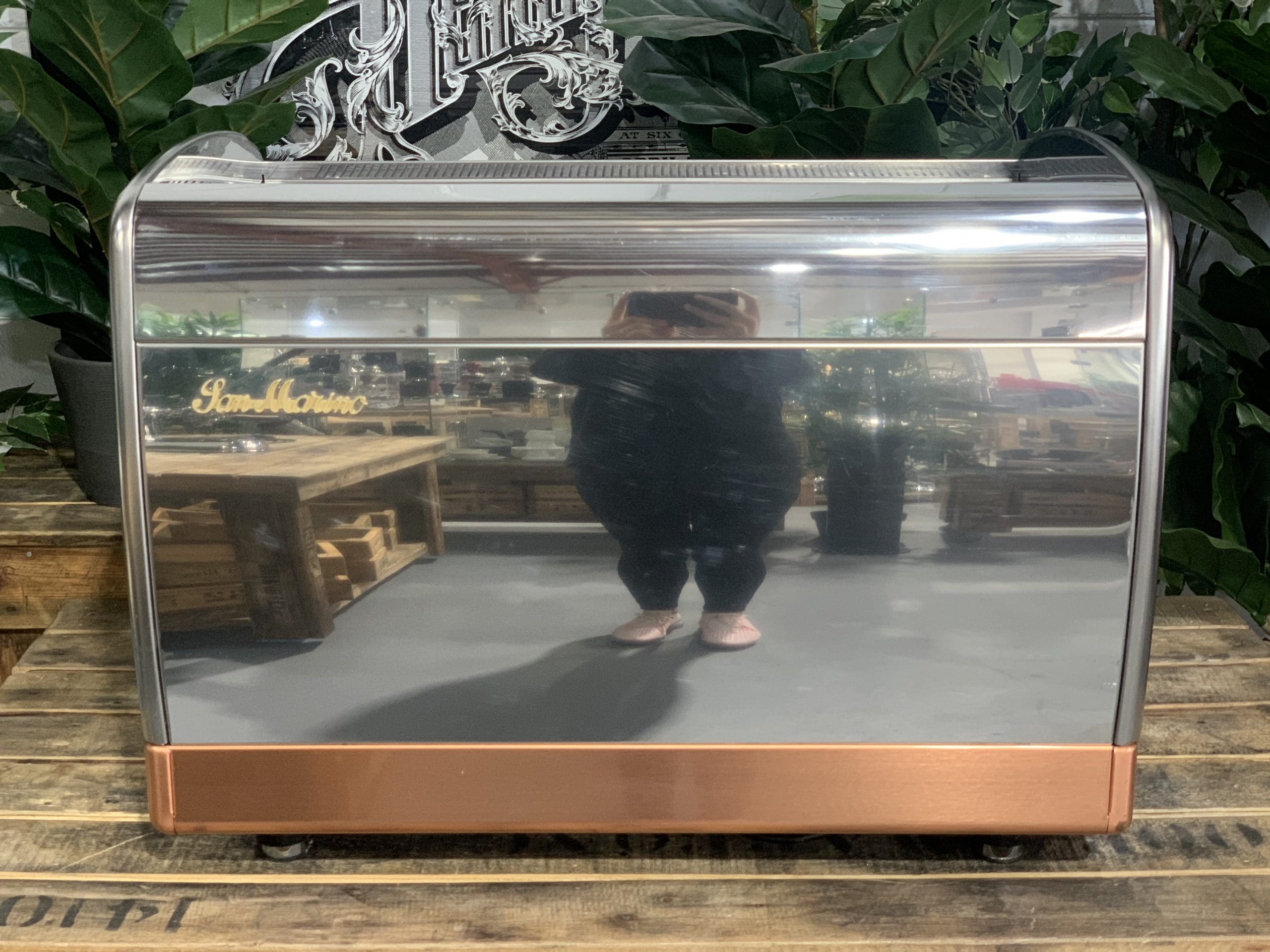 San Marino Lisa 2 Group Stainless Steel Brass Base - 1076