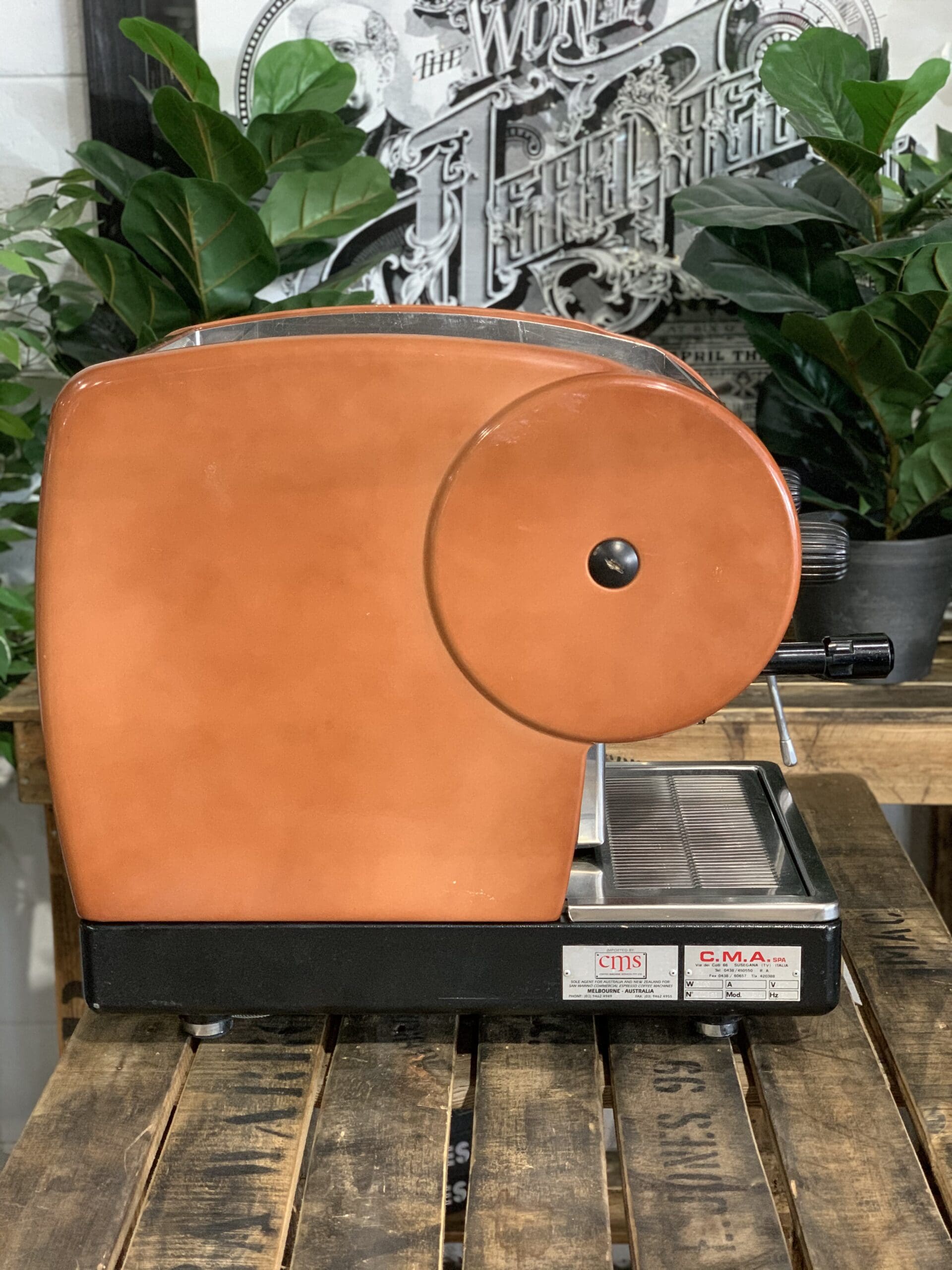 San Marino Lisa Junior 1 Group Brier Wood Espresso Coffee Machine - 1125