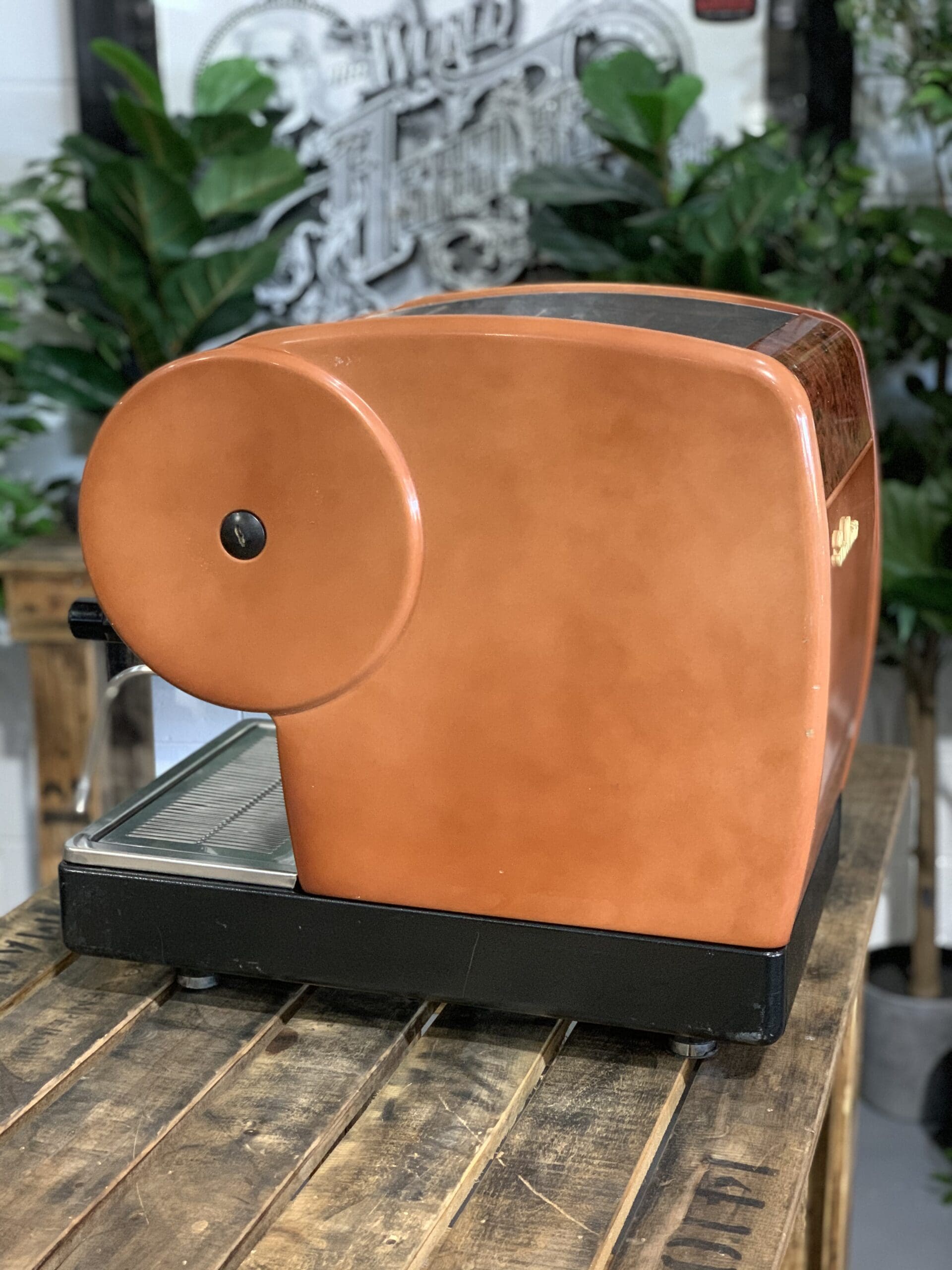 San Marino Lisa Junior 1 Group Brier Wood Espresso Coffee Machine - 1125