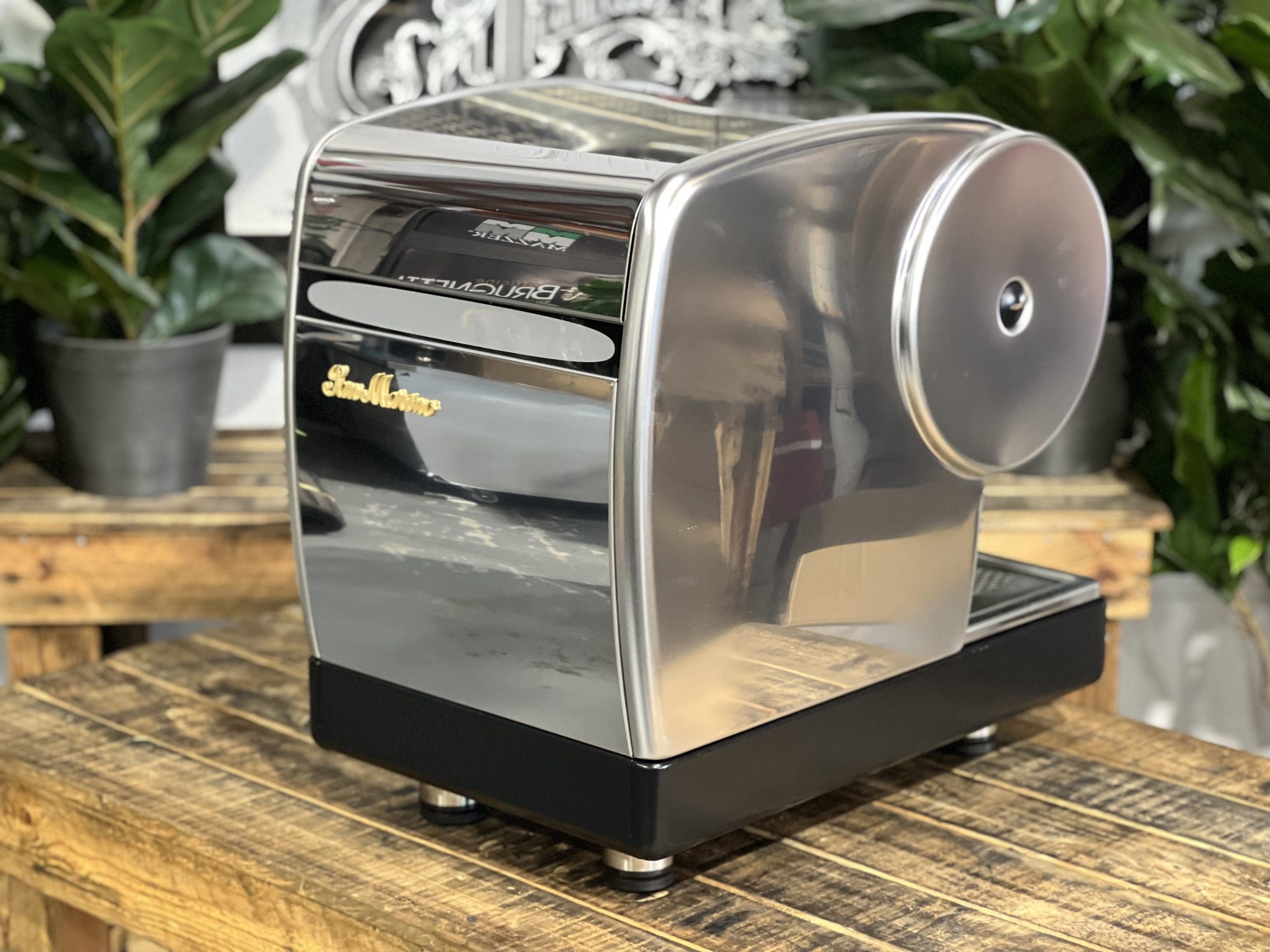 San Marino Lisa R Junior 1 Group Black & Stainless Espresso Coffee Machine - 36308