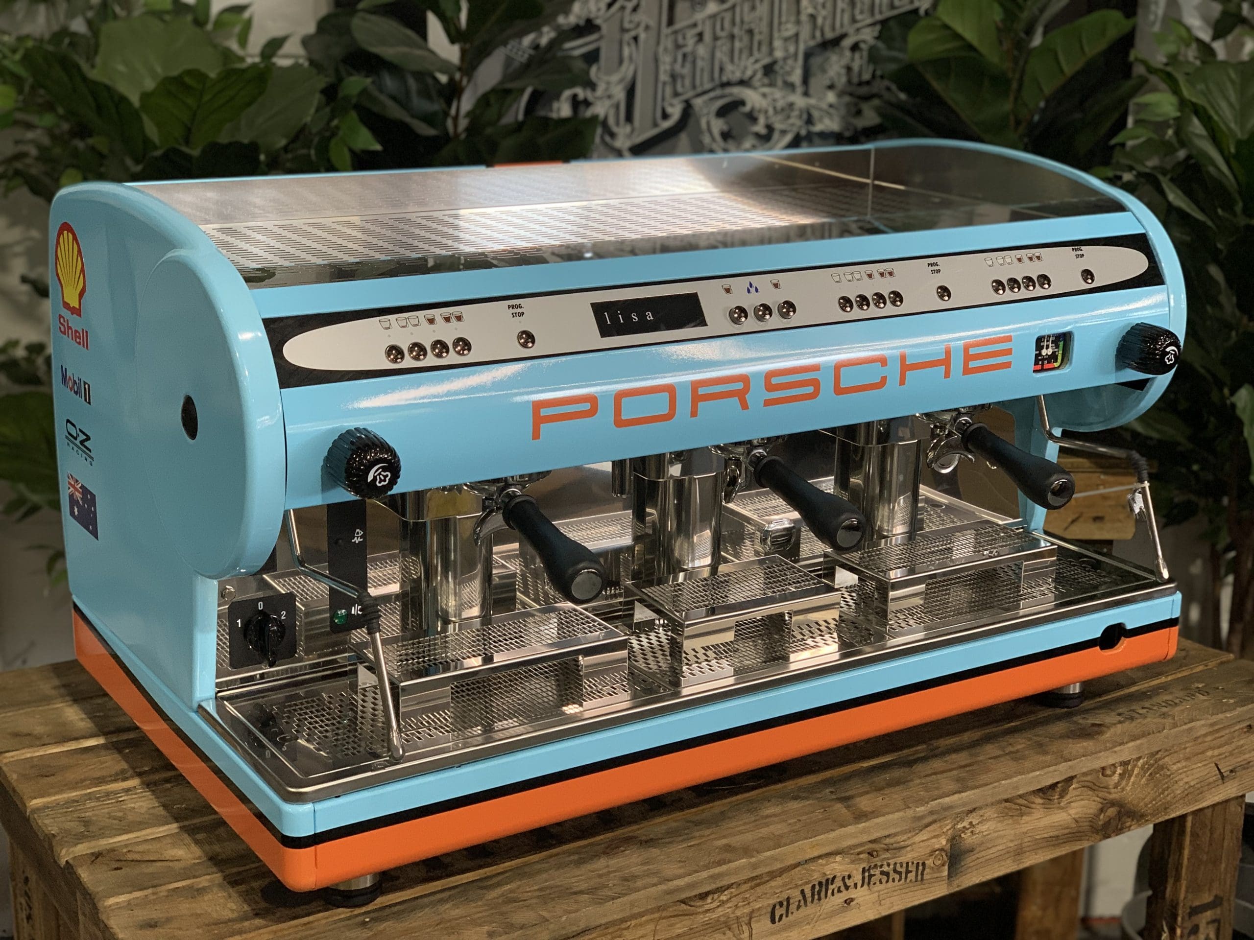 San Marino Lisa R - 3 Group Commercial Espresso Machine - Custom Wrap