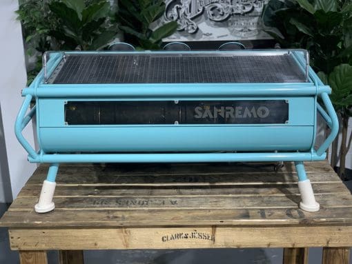 San Remo Cafe Racer Naked - 3 Group Commercial Espresso Machine - Aqua