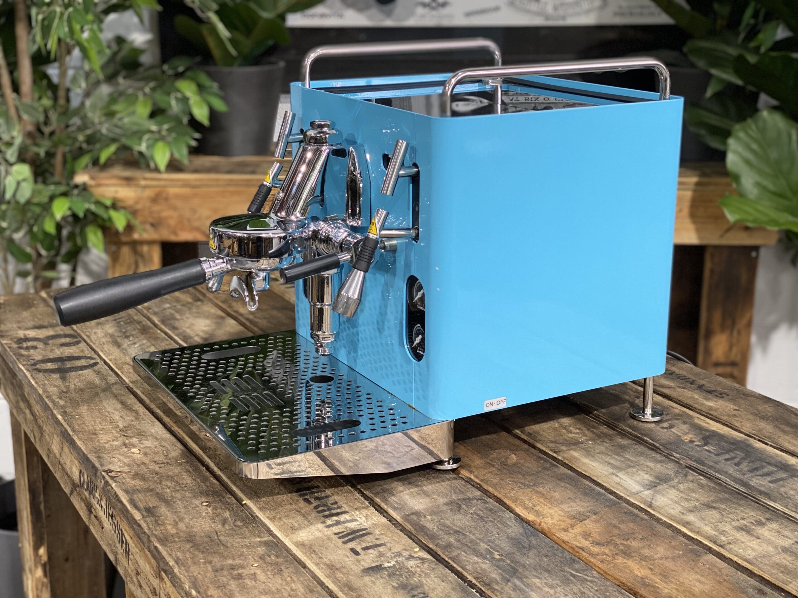 San Remo Cube R 1 Group Blue Espresso Coffee Machine - 15231