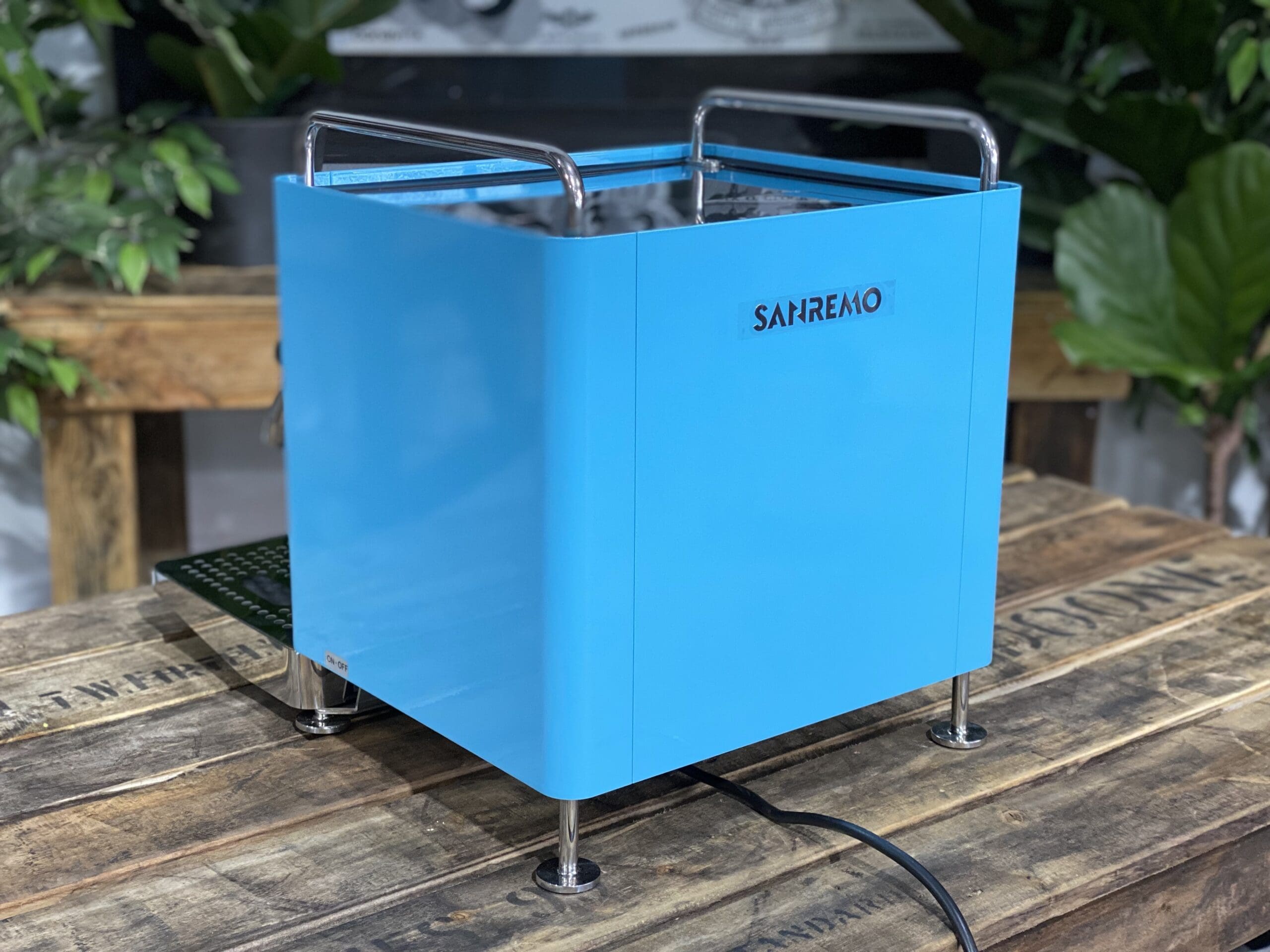 San Remo Cube R 1 Group Blue Espresso Coffee Machine - 15231