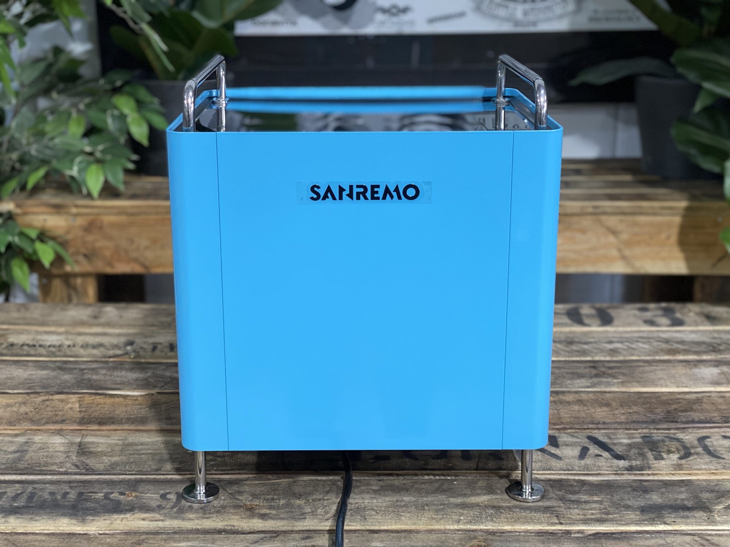 San Remo Cube R 1 Group Blue Espresso Coffee Machine - 15231