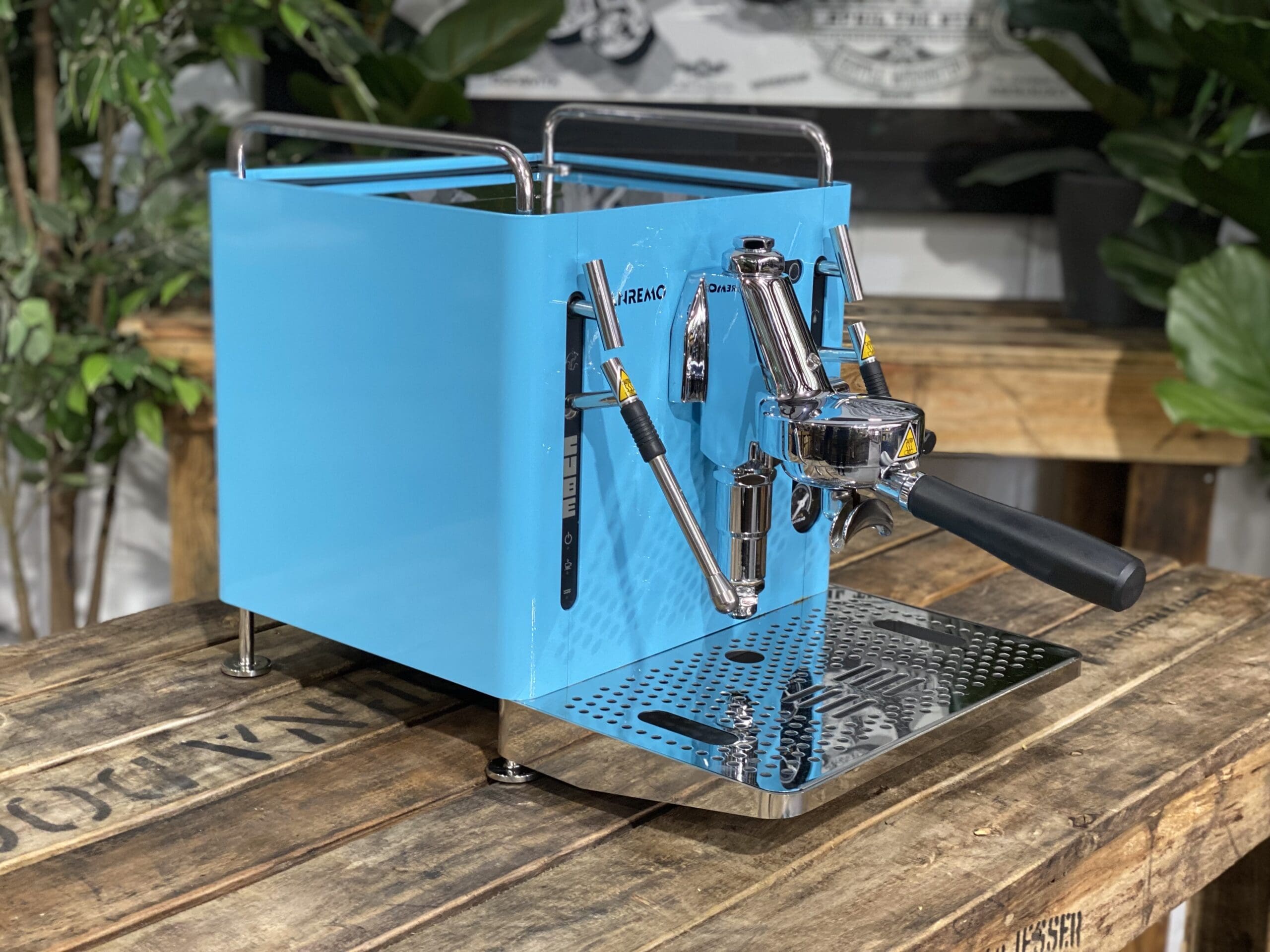 San Remo Cube R 1 Group Blue Espresso Coffee Machine - 15231