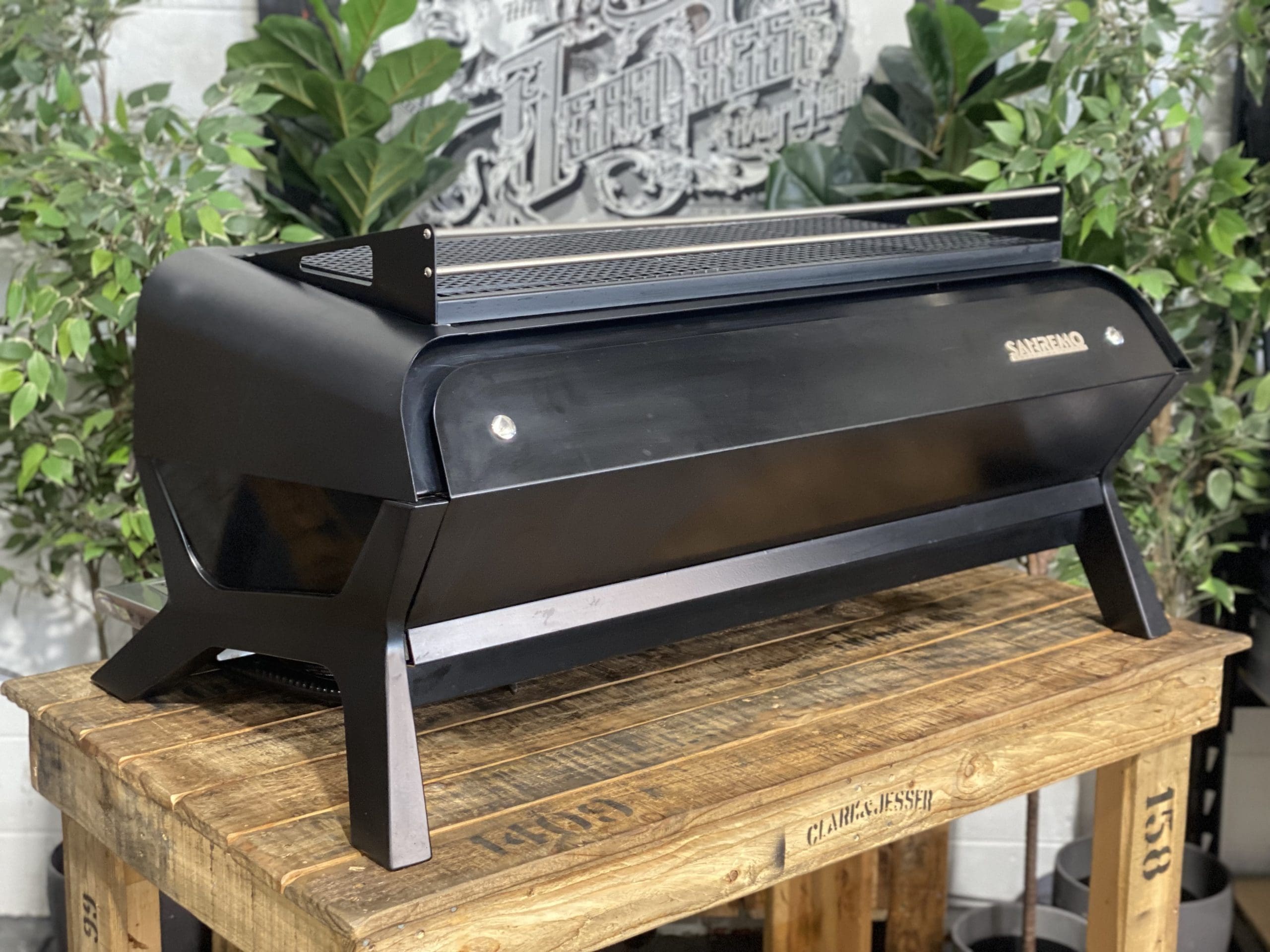 San Remo F18 3 Group Black Espresso Coffee Machine - 36078