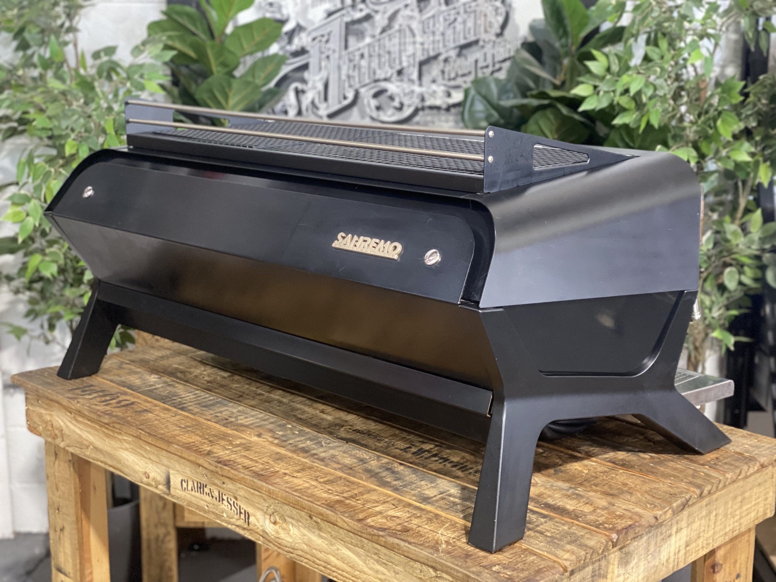 San Remo F18 3 Group Black Espresso Coffee Machine - 36078