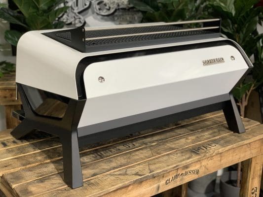 San Remo F18 White - 2 Group Commercial Espresso Machine - Black