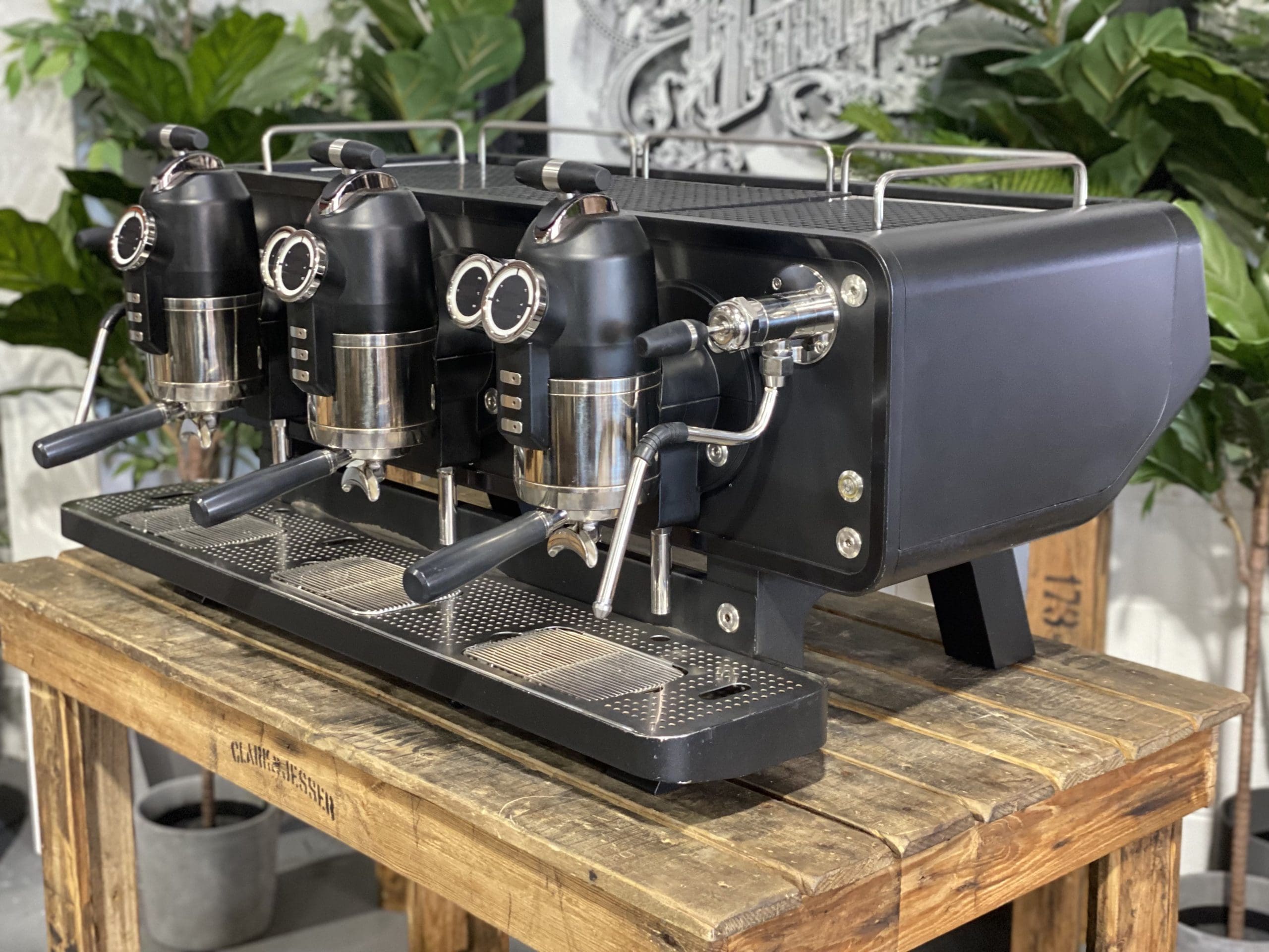 San Remo Opera - 3 Group Commercial Espresso Machine - Black