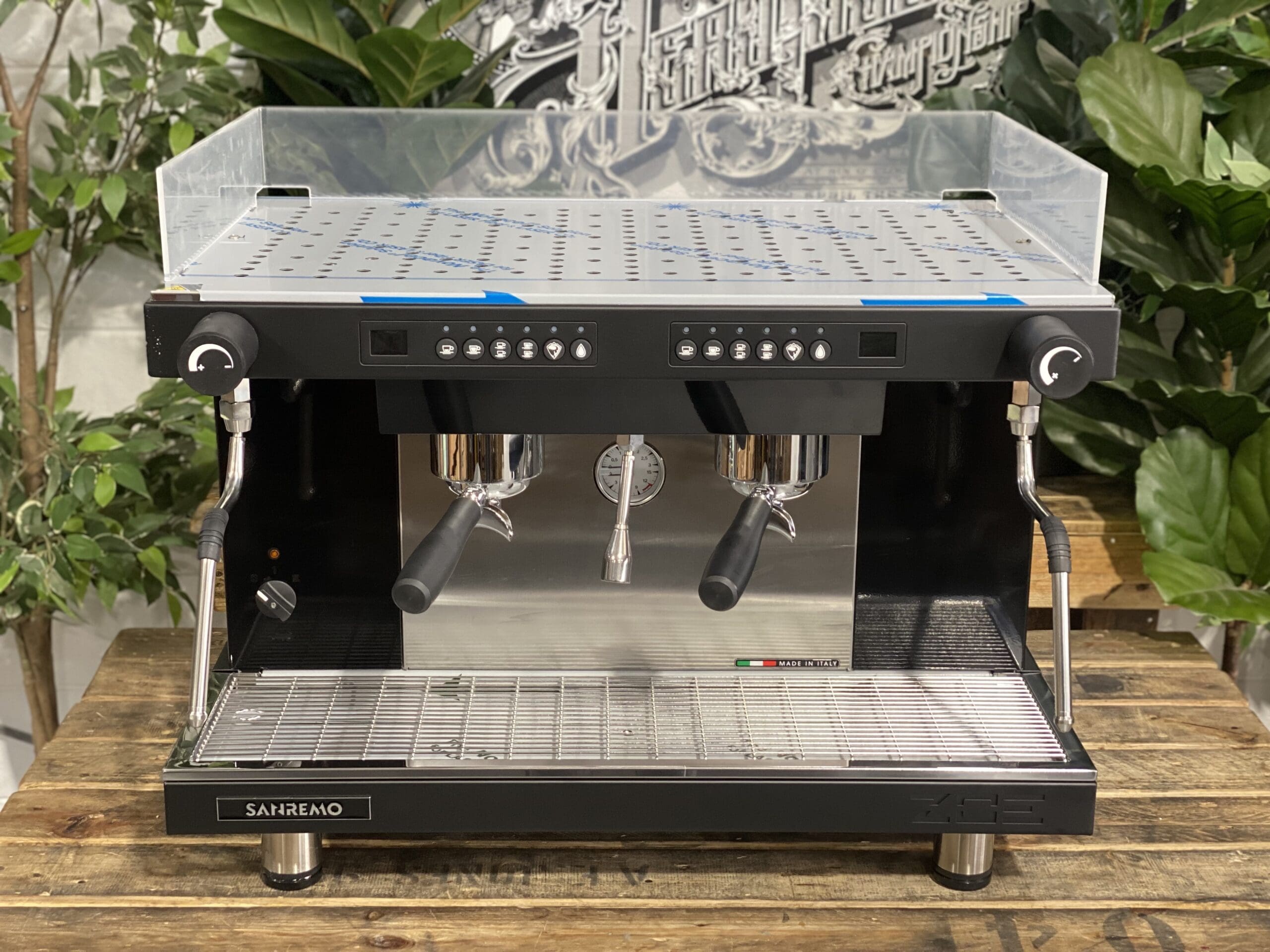 San Remo Zoe Competition High Cup - 2 Group Commercial Espresso Machine - Black