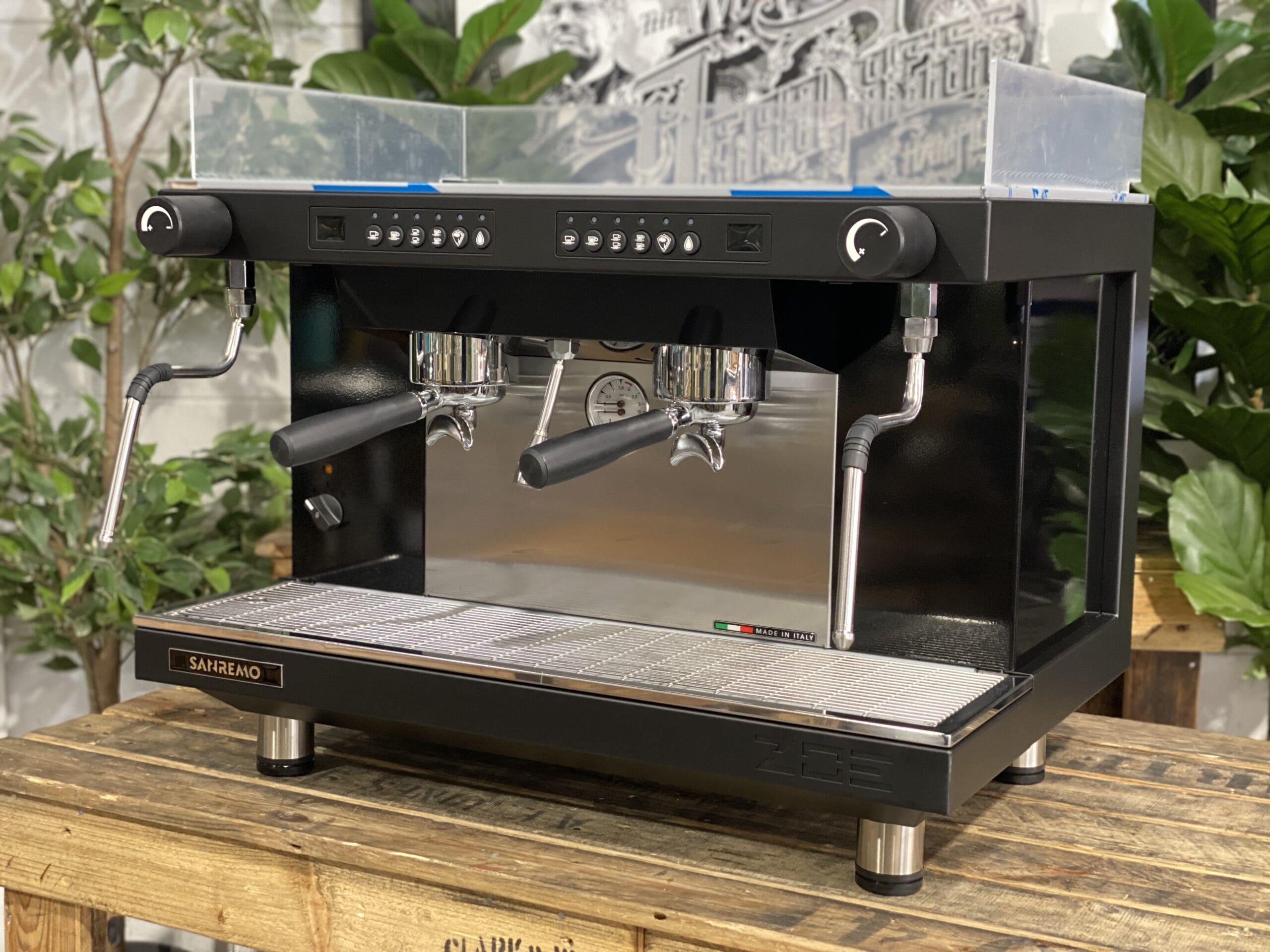 San Remo Zoe Competition High Cup - 2 Group Commercial Espresso Machine - Black