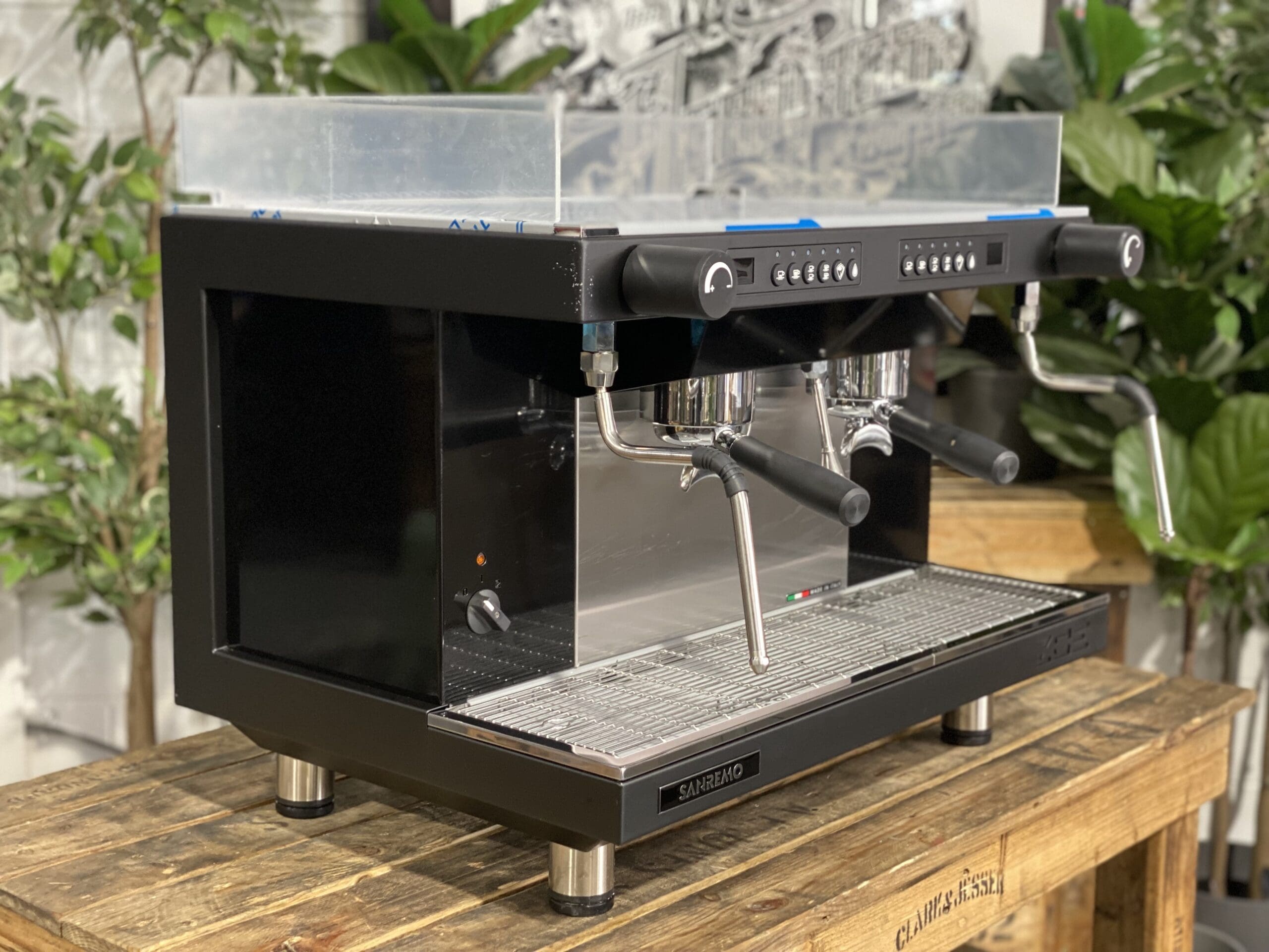 San Remo Zoe Competition High Cup - 2 Group Commercial Espresso Machine - Black