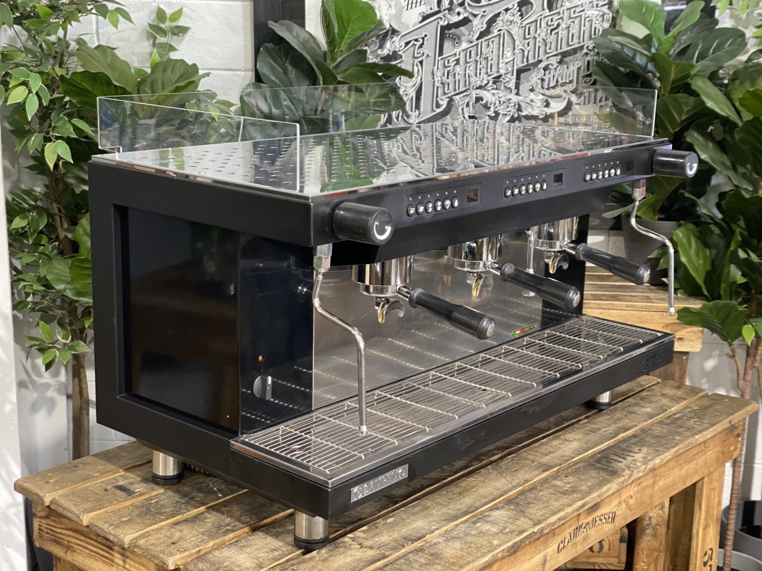 San Remo Zoe Competition High Cup - 3 Group Commercial Espresso Machine - Black