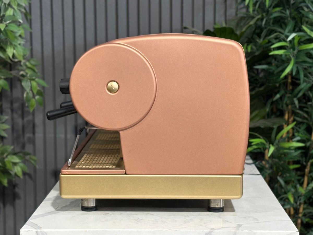 San Marino Lisa R - - 3 Group Commercial Espresso Machine - Commercial - Bronze & Gold