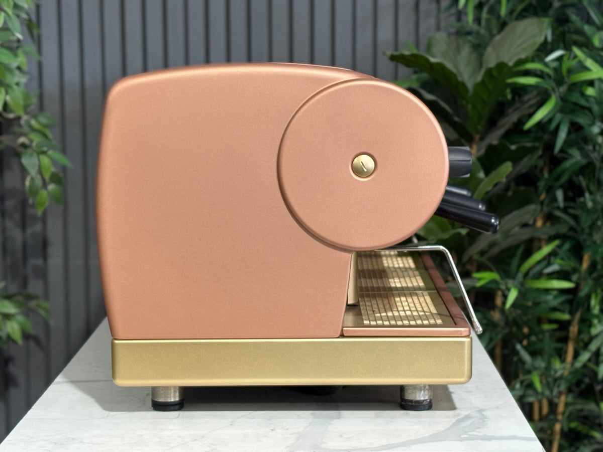 San Marino Lisa R - - 3 Group Commercial Espresso Machine - Commercial - Bronze & Gold