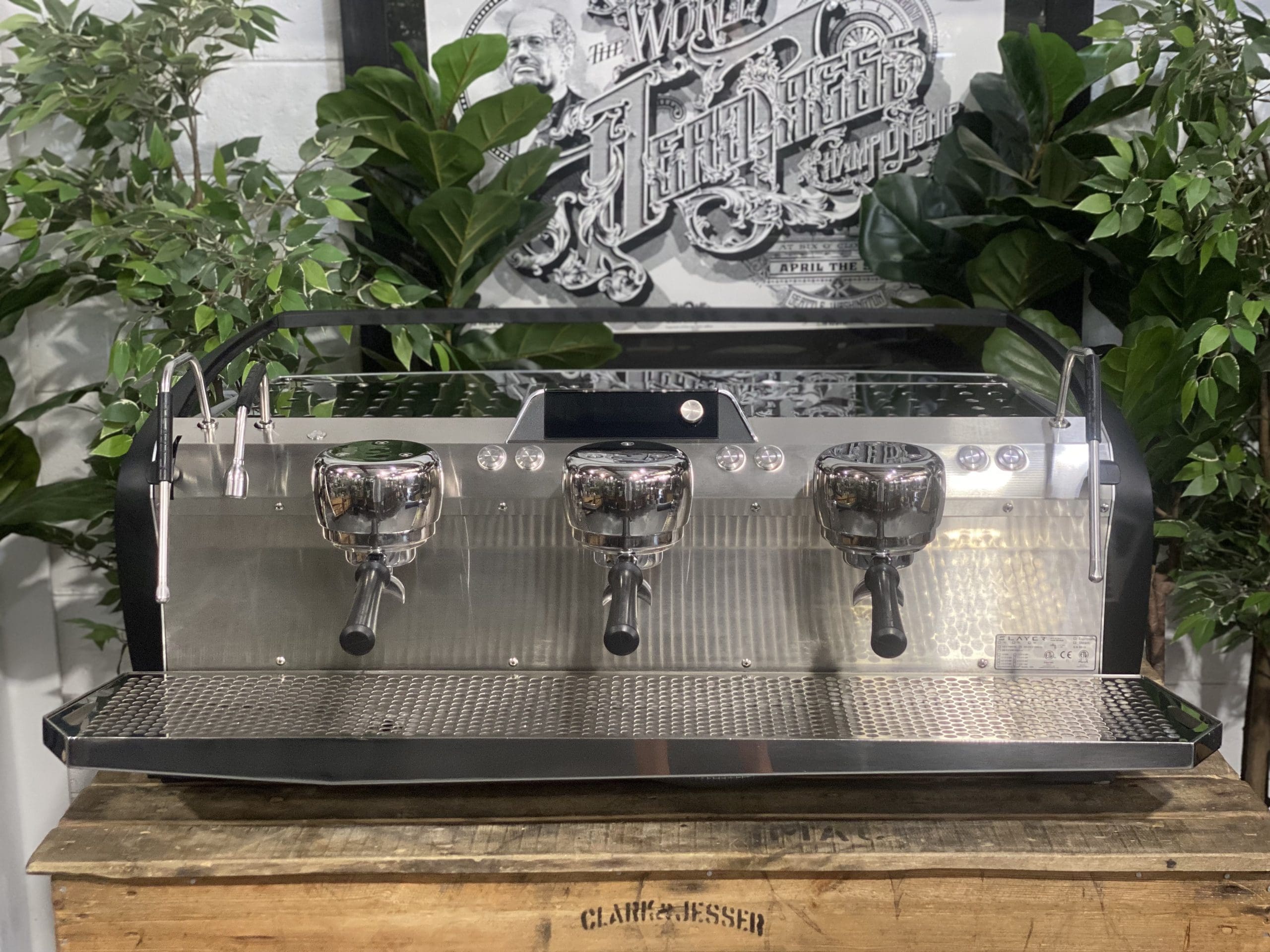 Slayer Steam EP Matte Black 3 Group Grey Espresso Coffee Machine - 31360