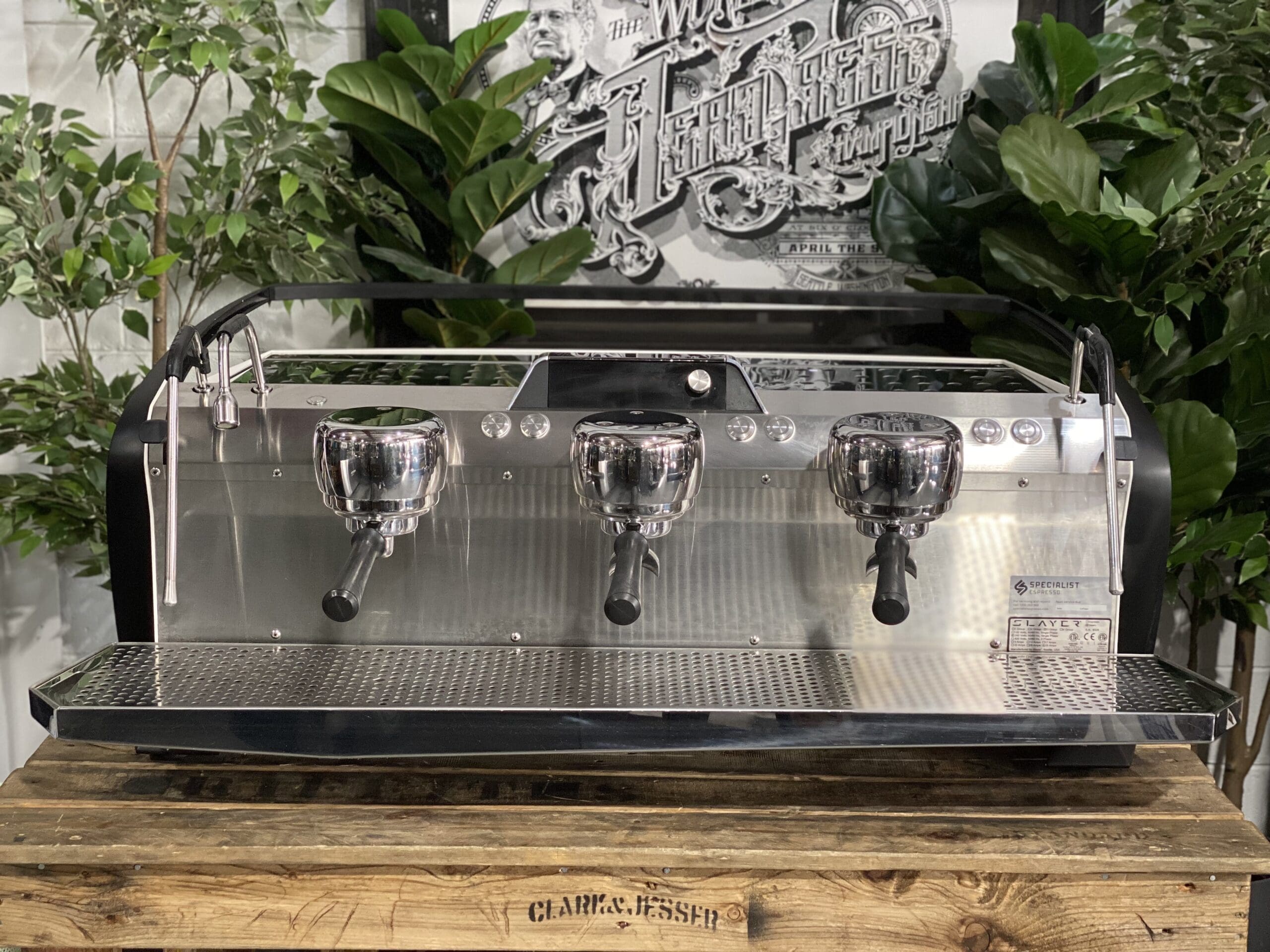 Slayer Steam EP 3 Group Black & White Espresso Coffee Machine - 18760