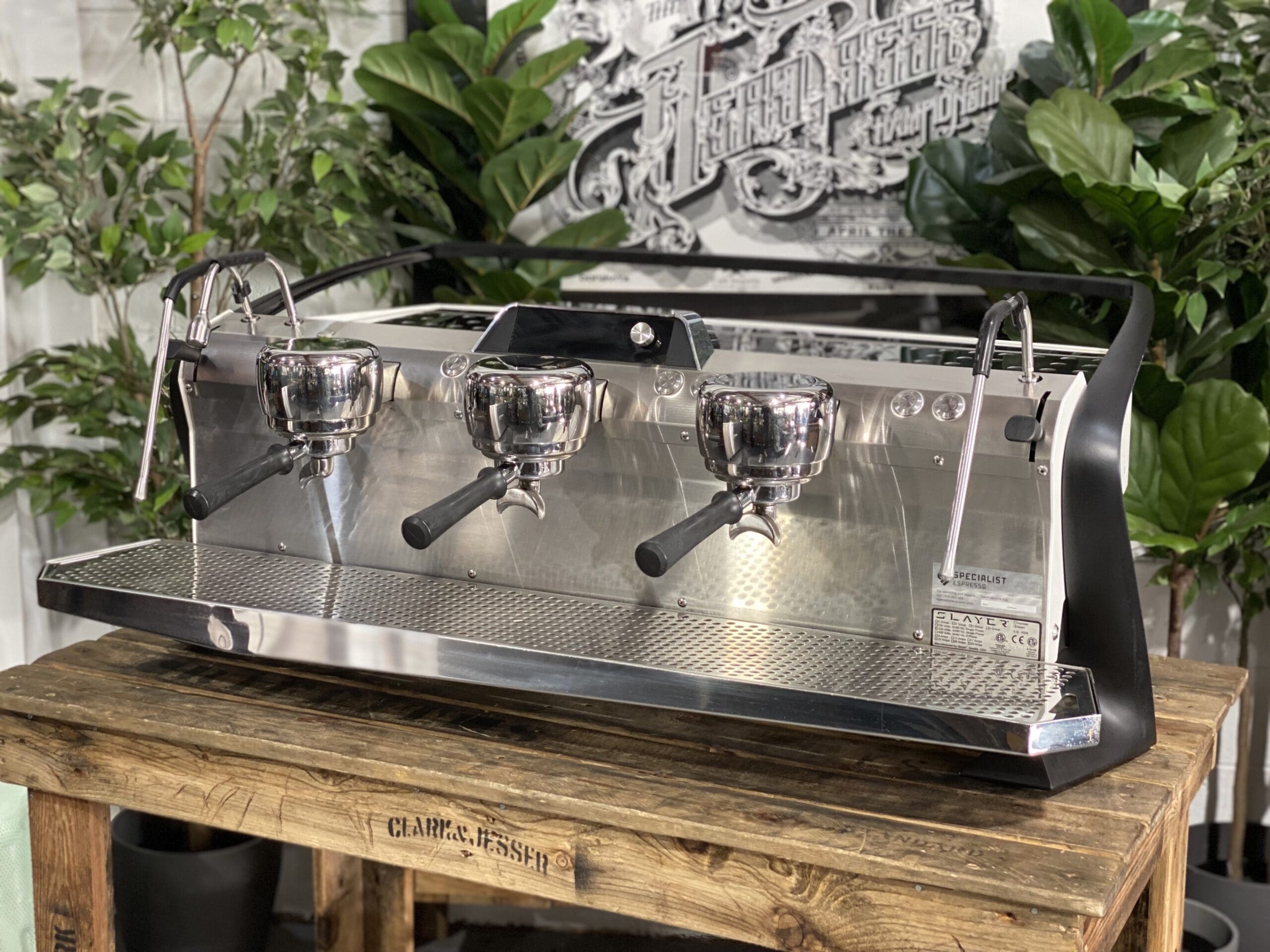 Slayer Steam EP 3 Group Black & White Espresso Coffee Machine - 18760