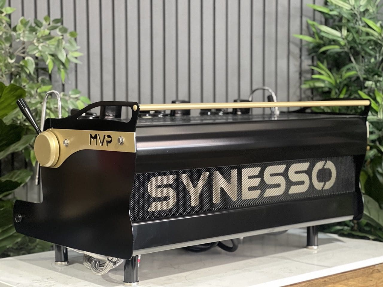 Synesso MVP Shot Timers 3 Group Black & Gold Espresso Coffee Machine - 37568