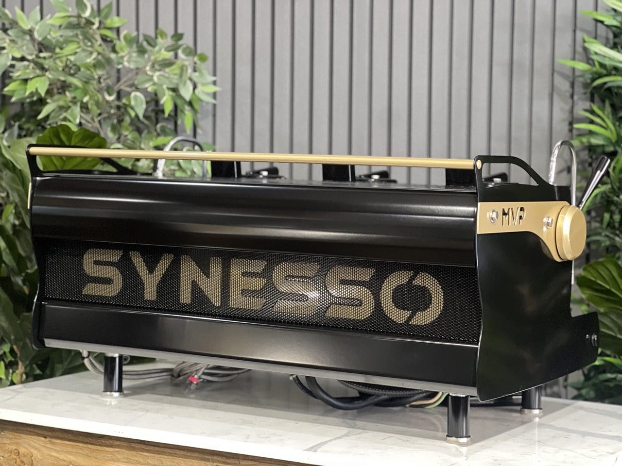 Synesso MVP Shot Timers 3 Group Black & Gold Espresso Coffee Machine - 37568