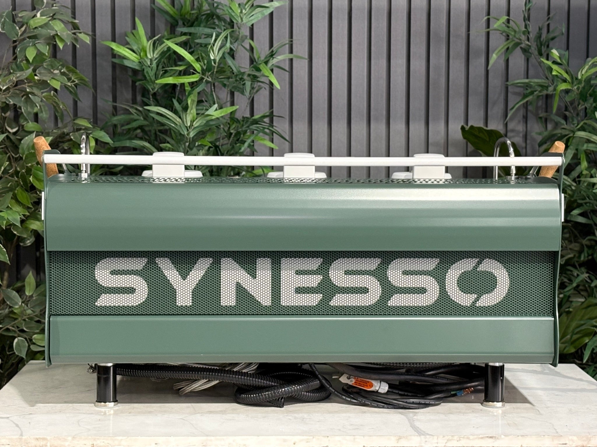 Synesso MVP Green White - 3 Group Commercial Espresso Machine - Timber