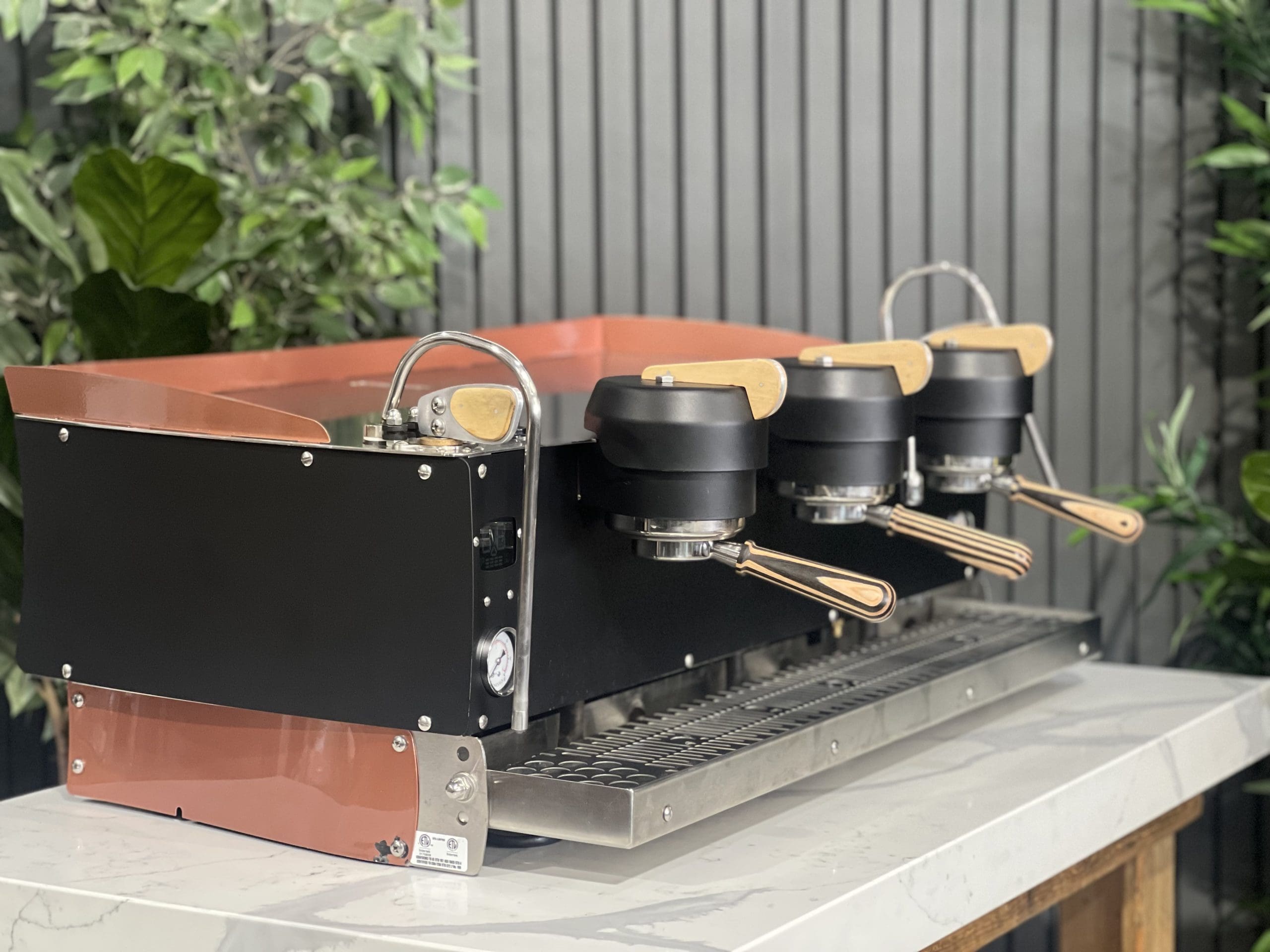 Synesso S300 Timber Accents 3 Group Black & Copper - 37598