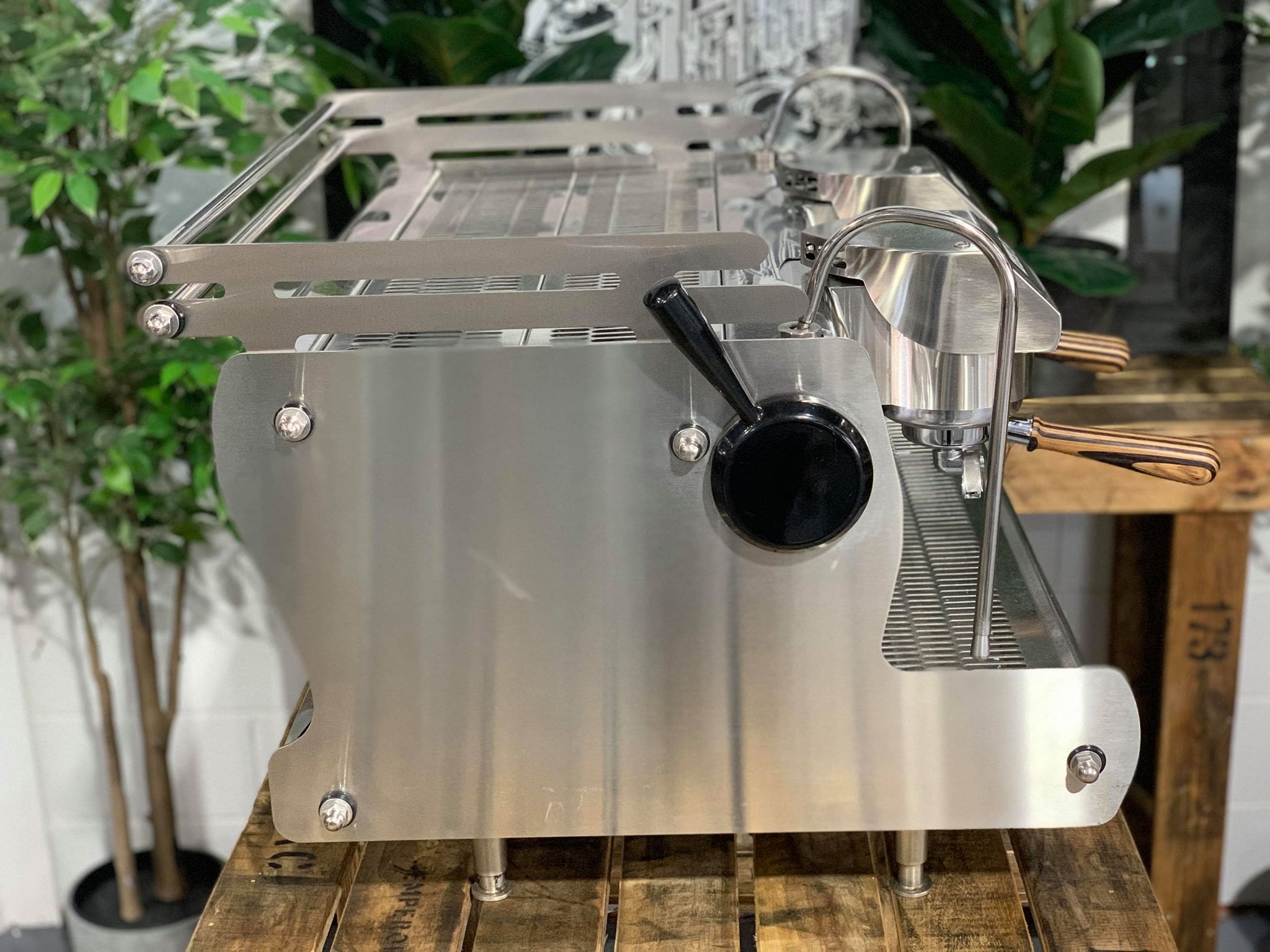 Synesso Sabre 2 Group Stainless Steel with Timber - 15737