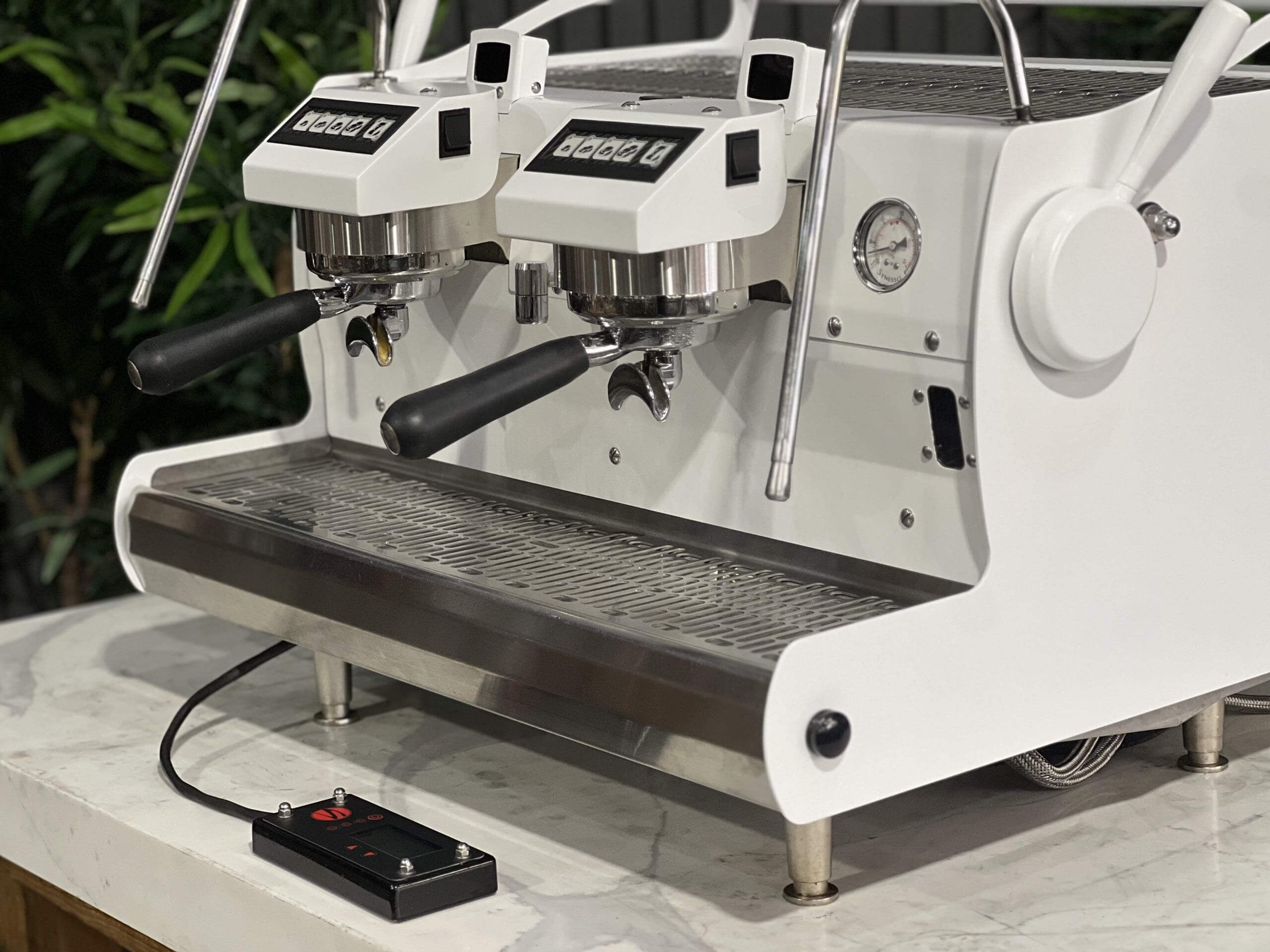 Synesso Sabre Pull Out PID - 2 Group Commercial Espresso Machine - White
