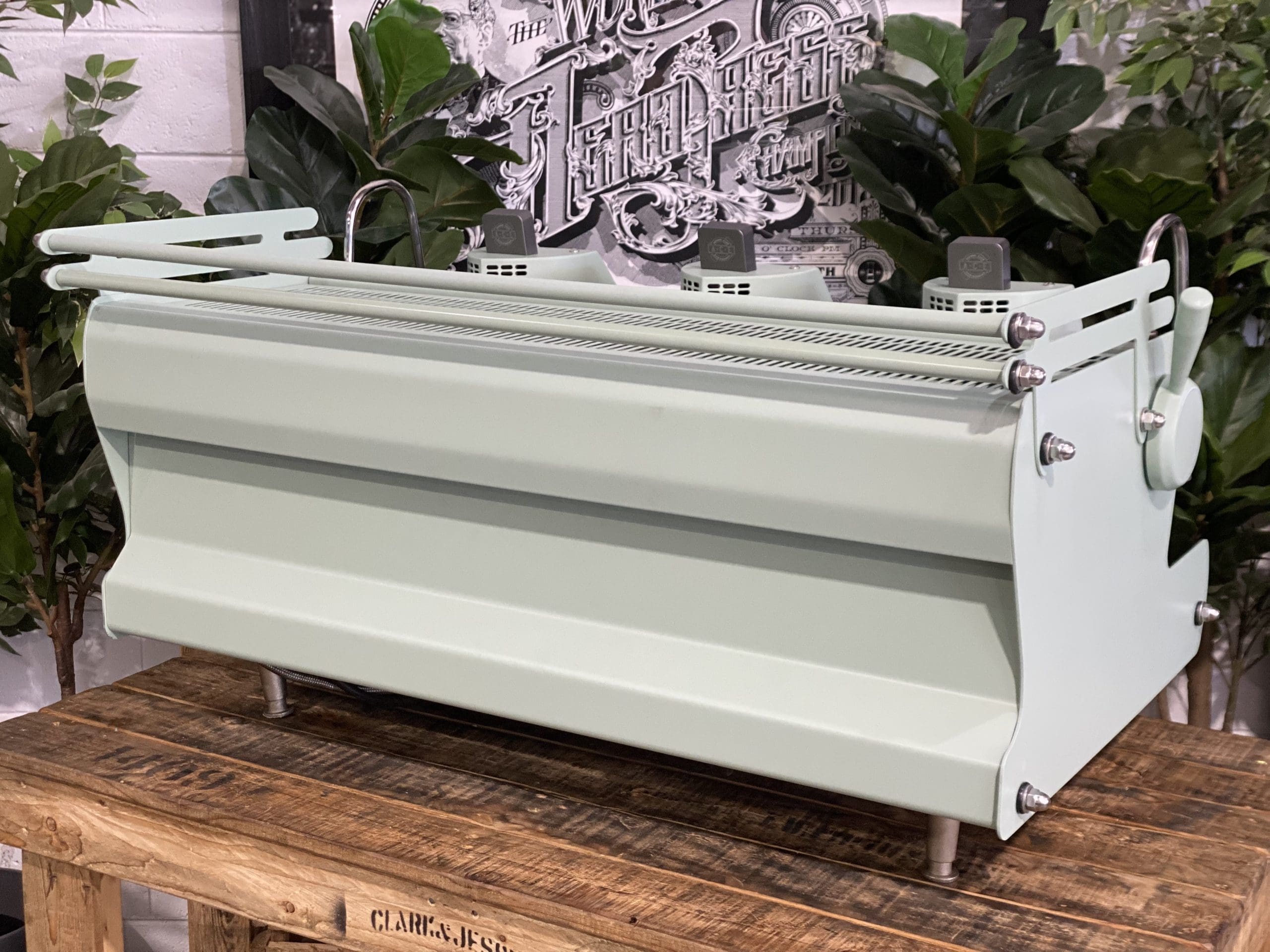 Synesso Sabre 3 Group W Shot Timers Sage Green Espresso Coffee Machine - 34019