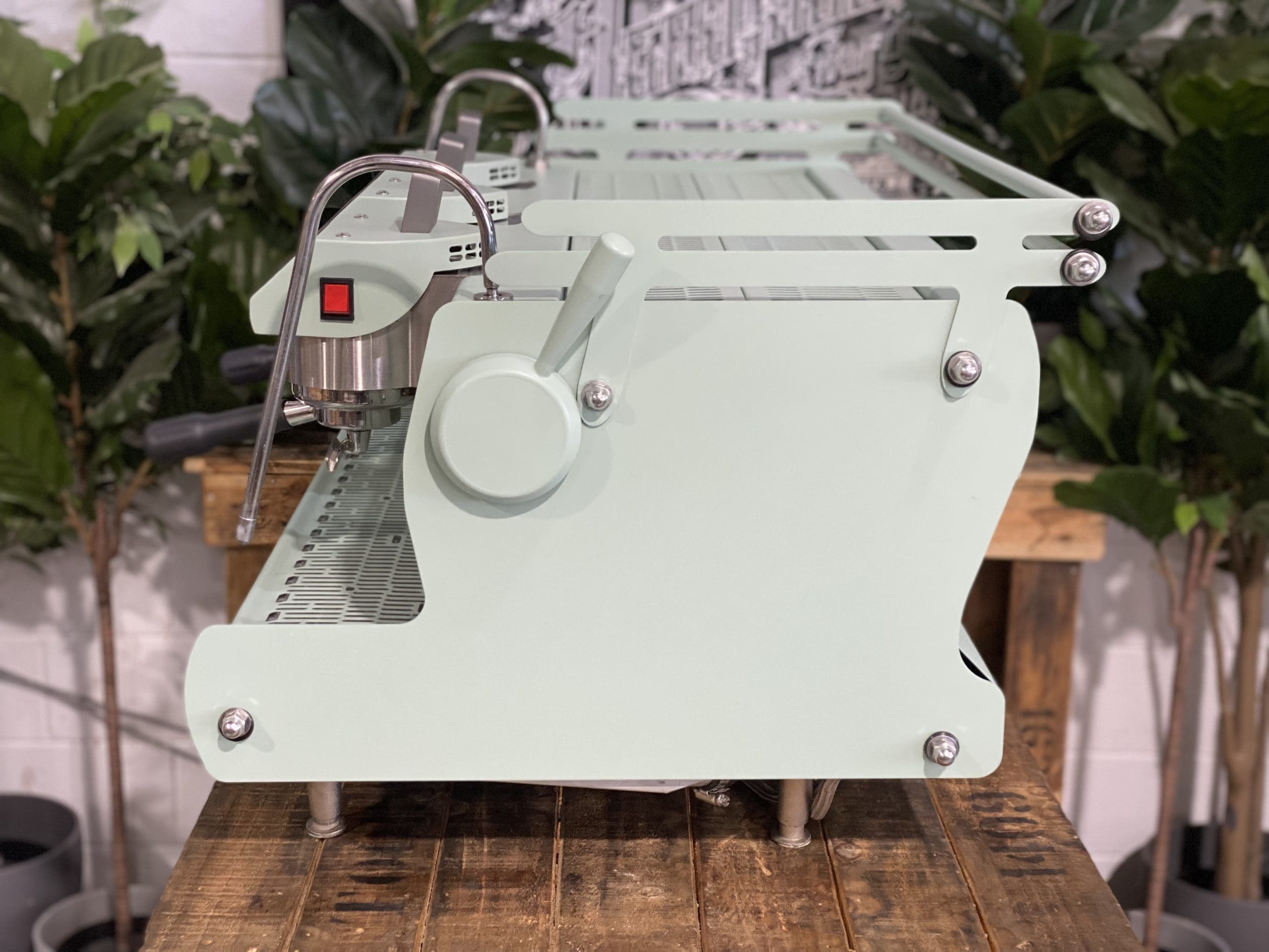 Synesso Sabre 3 Group W Shot Timers Sage Green Espresso Coffee Machine - 34019