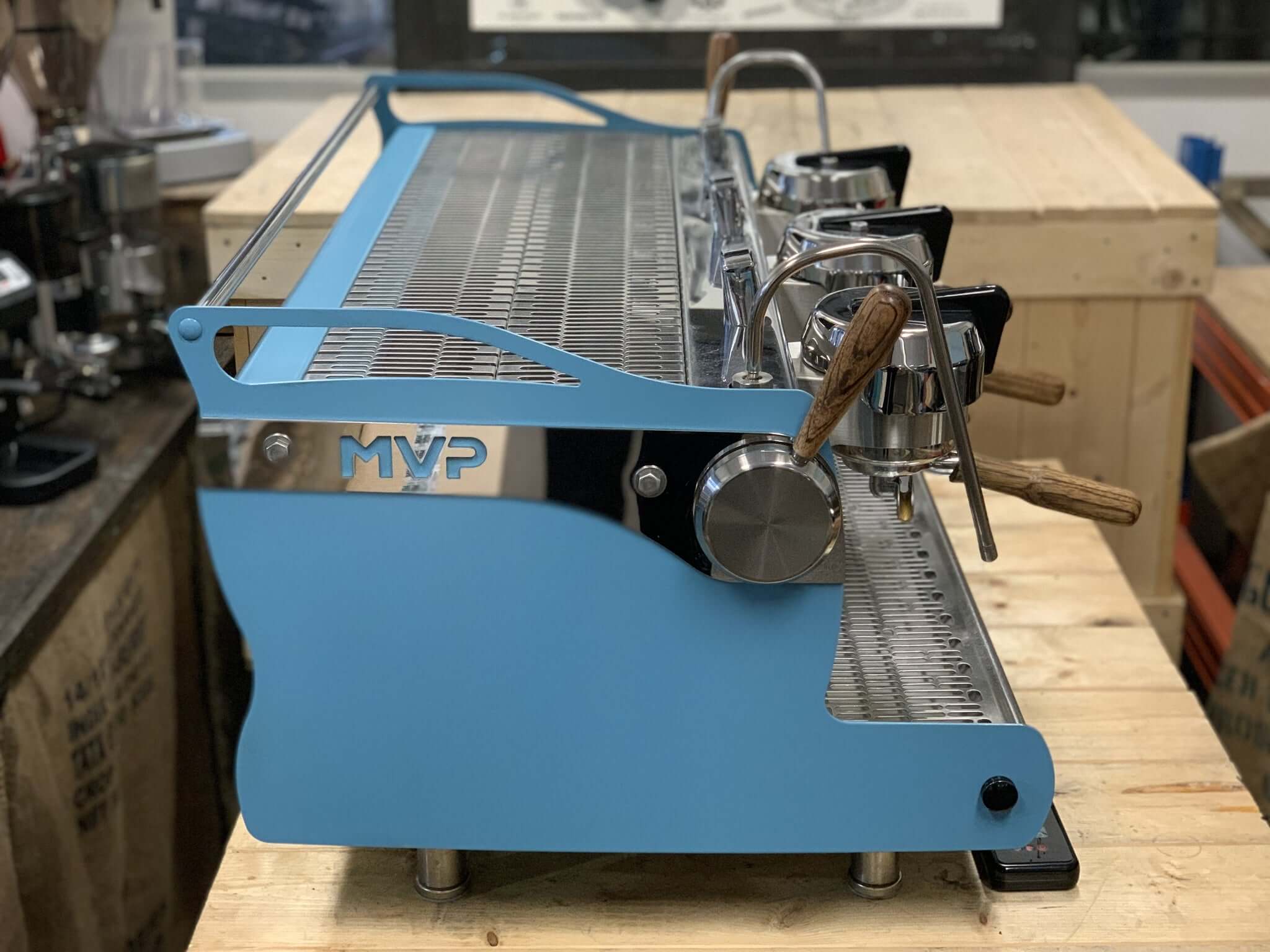 Synesso MVP Baby - 3 Group Commercial Espresso Machine - Blue