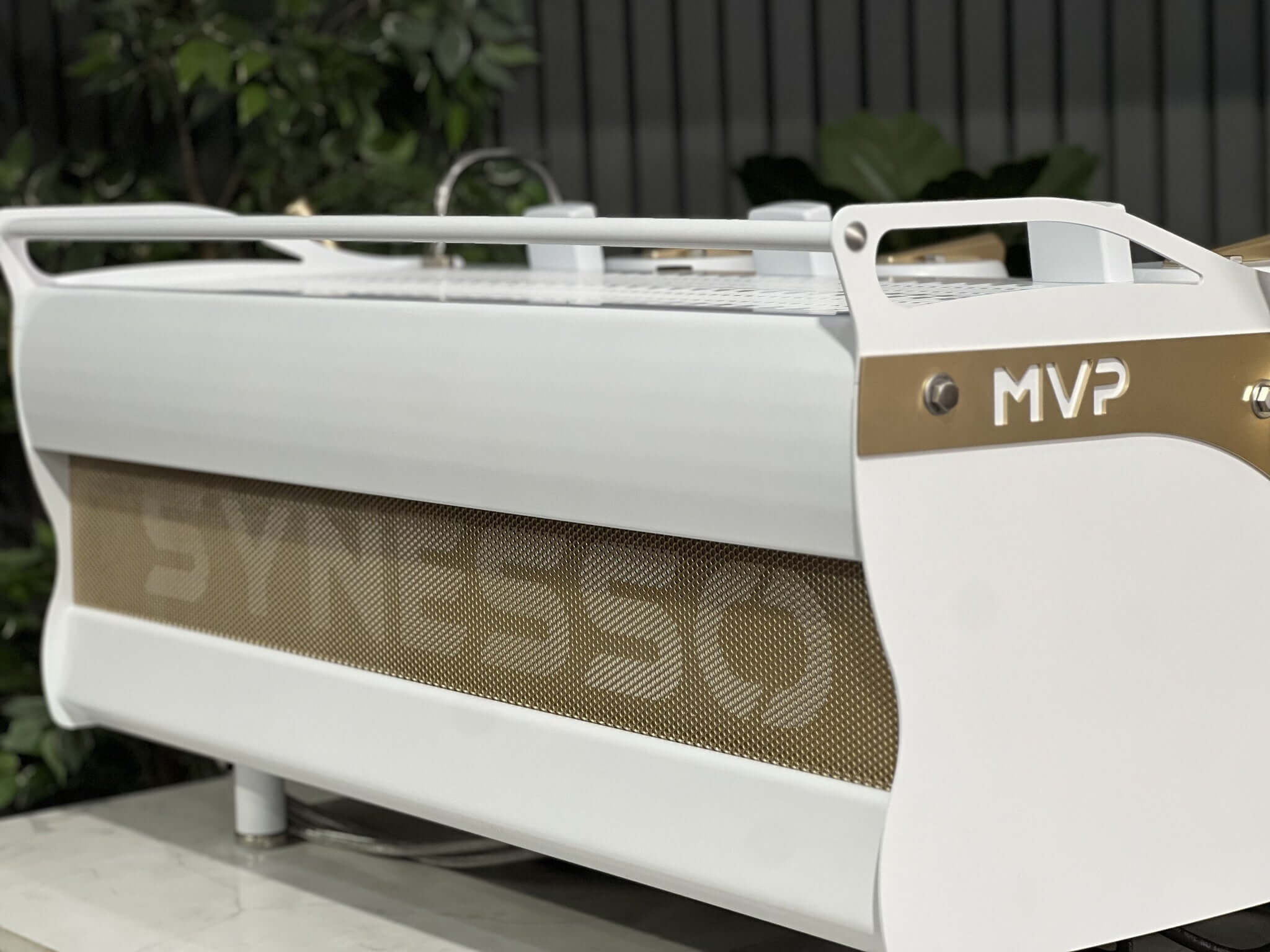 Synesso MVP White - 3 Group Commercial Espresso Machine - Gold
