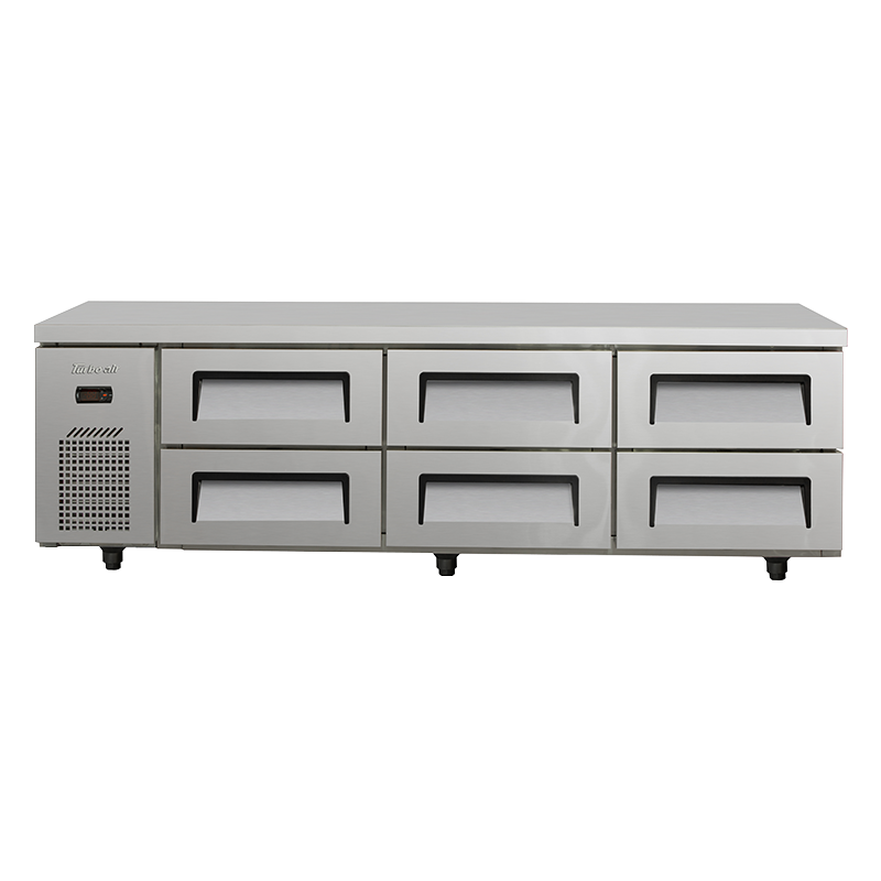 Turbo Air 6 Drawer Stainless Steel Chef Base Fridge - 6 x 1/1 GN Pans TCB18-6-N