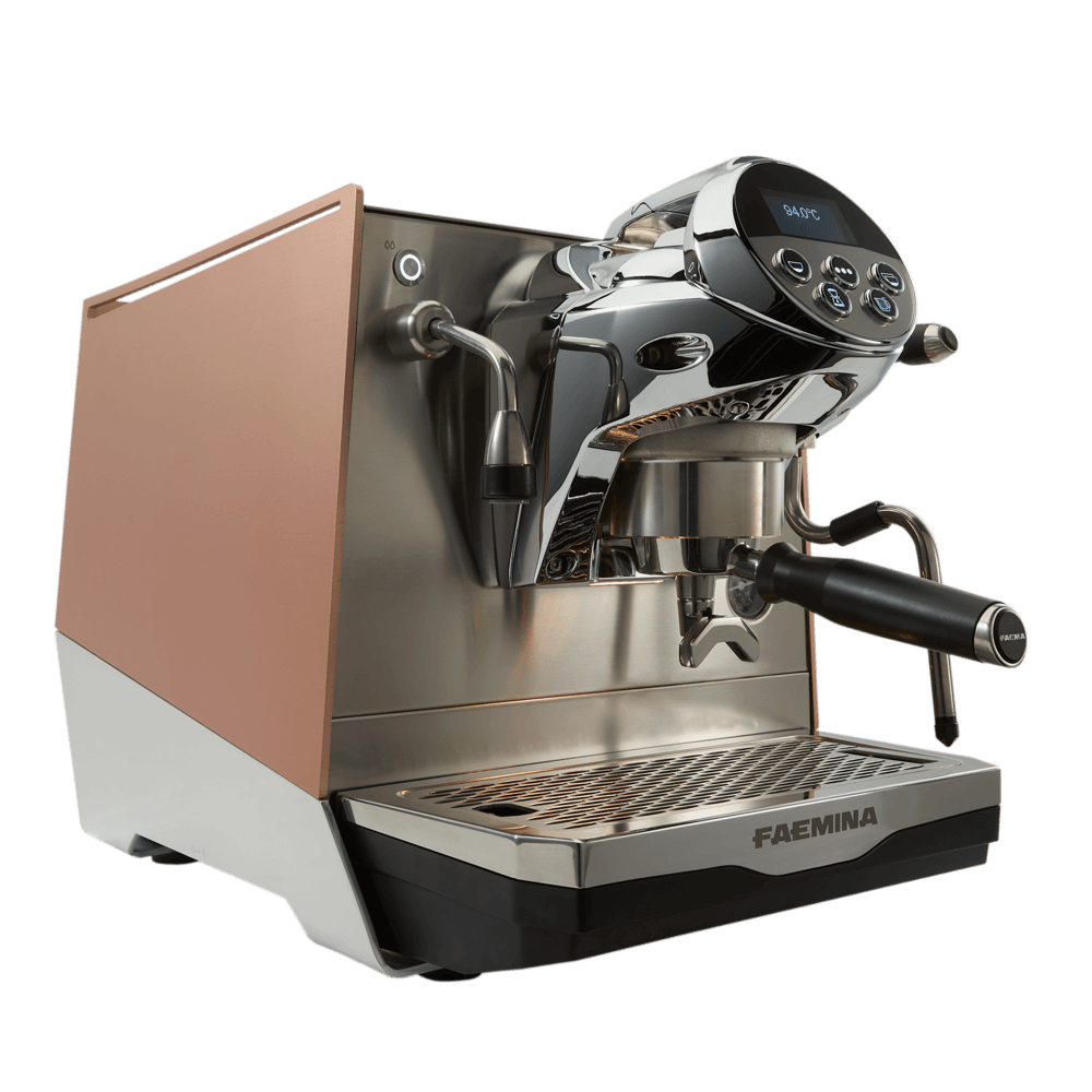 Faemina Classy Satin Finish - 1 Group Commercial Espresso Machine - Copper