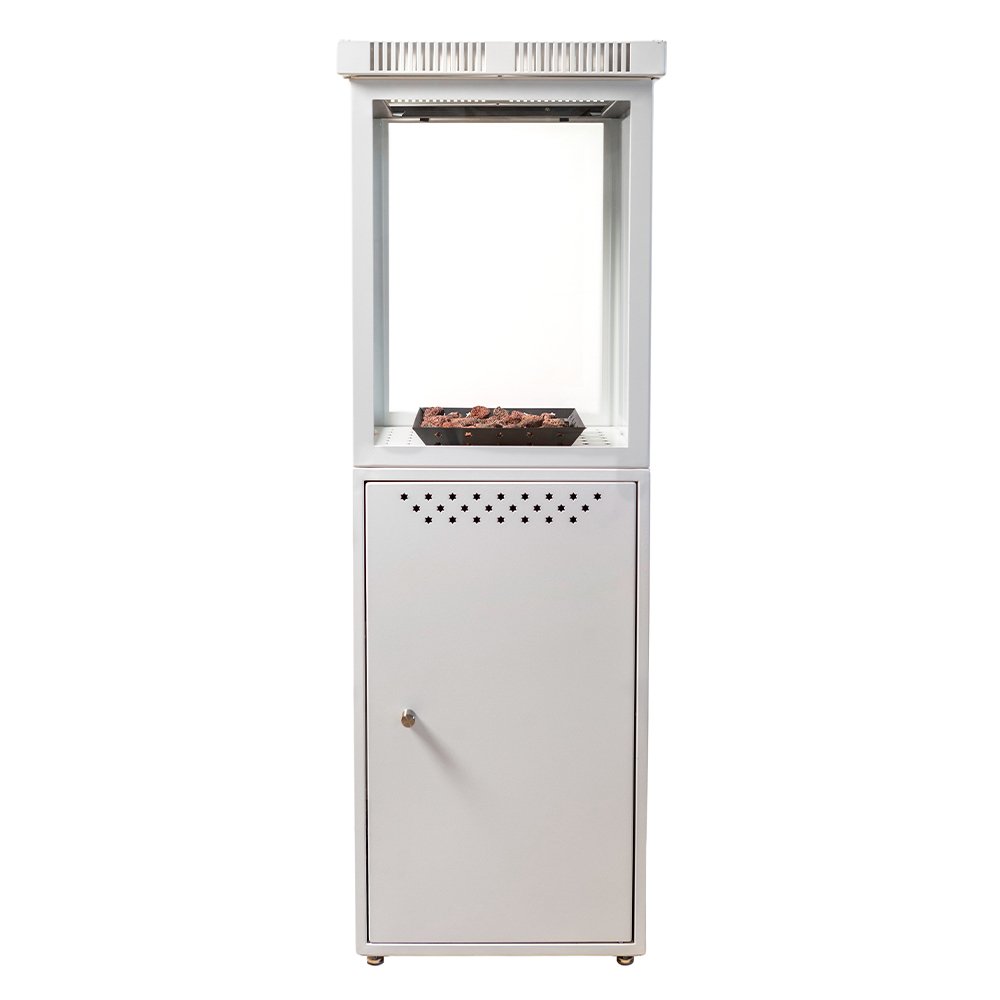Tremblant Hudson Outdoor Gas Heater White - LPG - TREM393