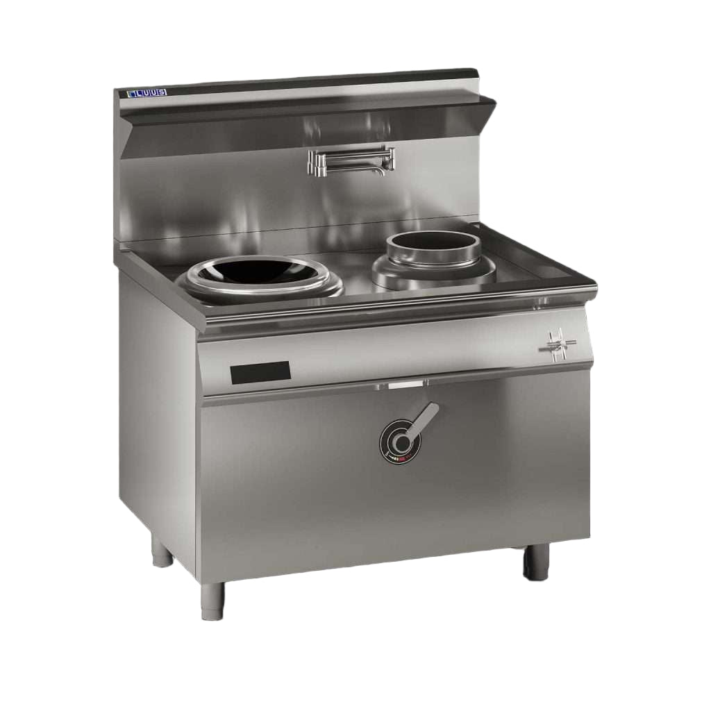 Luus One Hole + Side Pot Powered Induction Wok EHW-1C1P