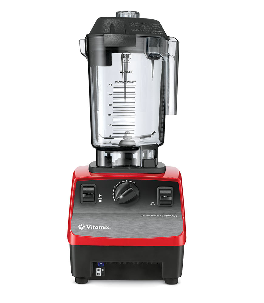Vitamix Drink Machine Advance Bar Blender Red - Drink Machine Advance
