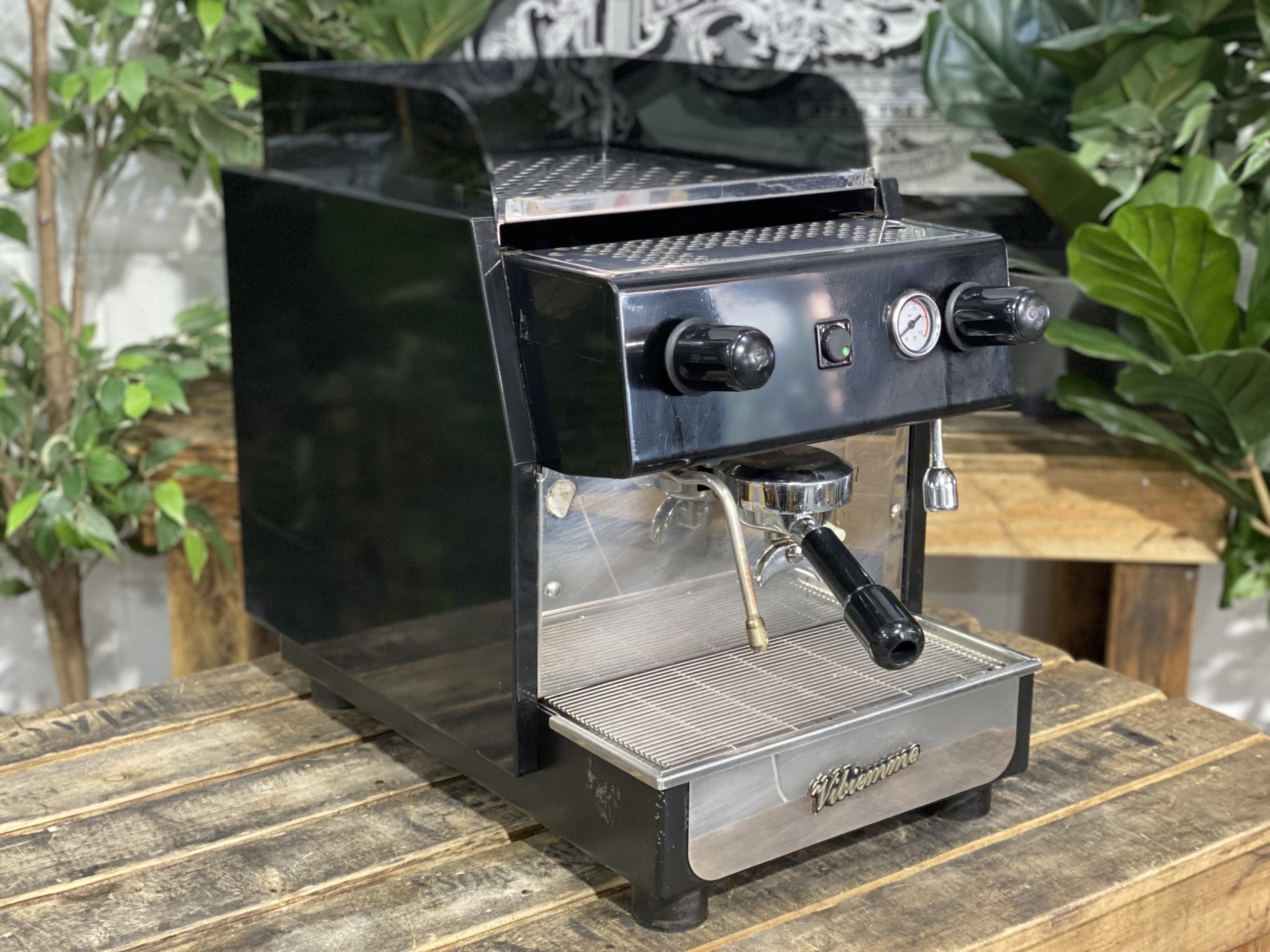 Vibiemme Kometa Semi Automatic 1 Group Black Espresso Coffee Machine - 28917