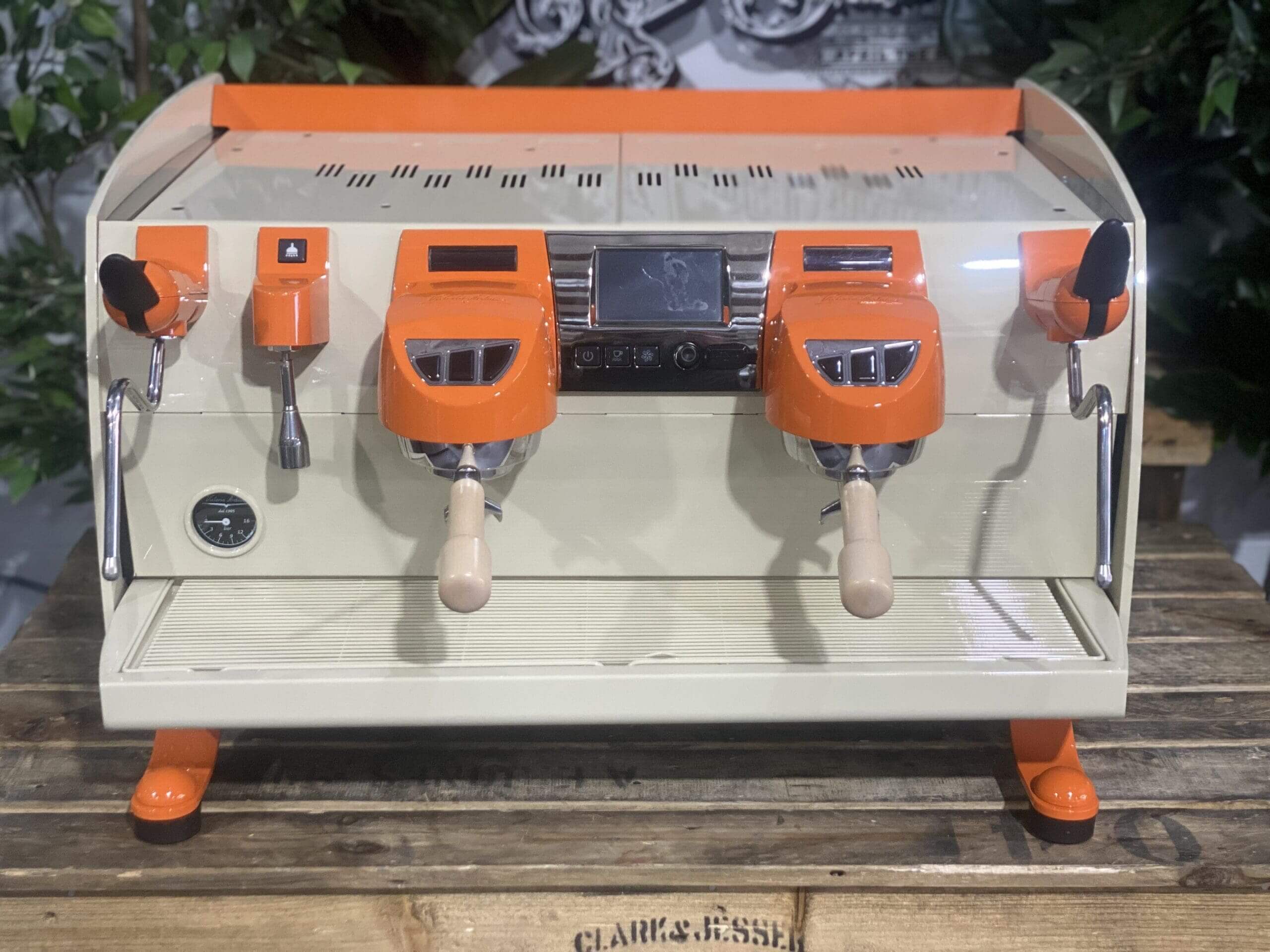 Victoria Arduino Black Eagle Cream - 2 Group Commercial Espresso Machine - Orange